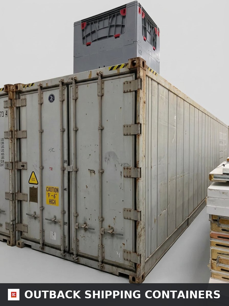40Ft High Cube Refrigerated Storage Container Carrier Primeline YOM — Three-Quarter Angle View 40Ft High Cube Refrigerated Storage Container Carrier Primeline YOM 2012 — 40ft refrigerated container (image 2 of 3)