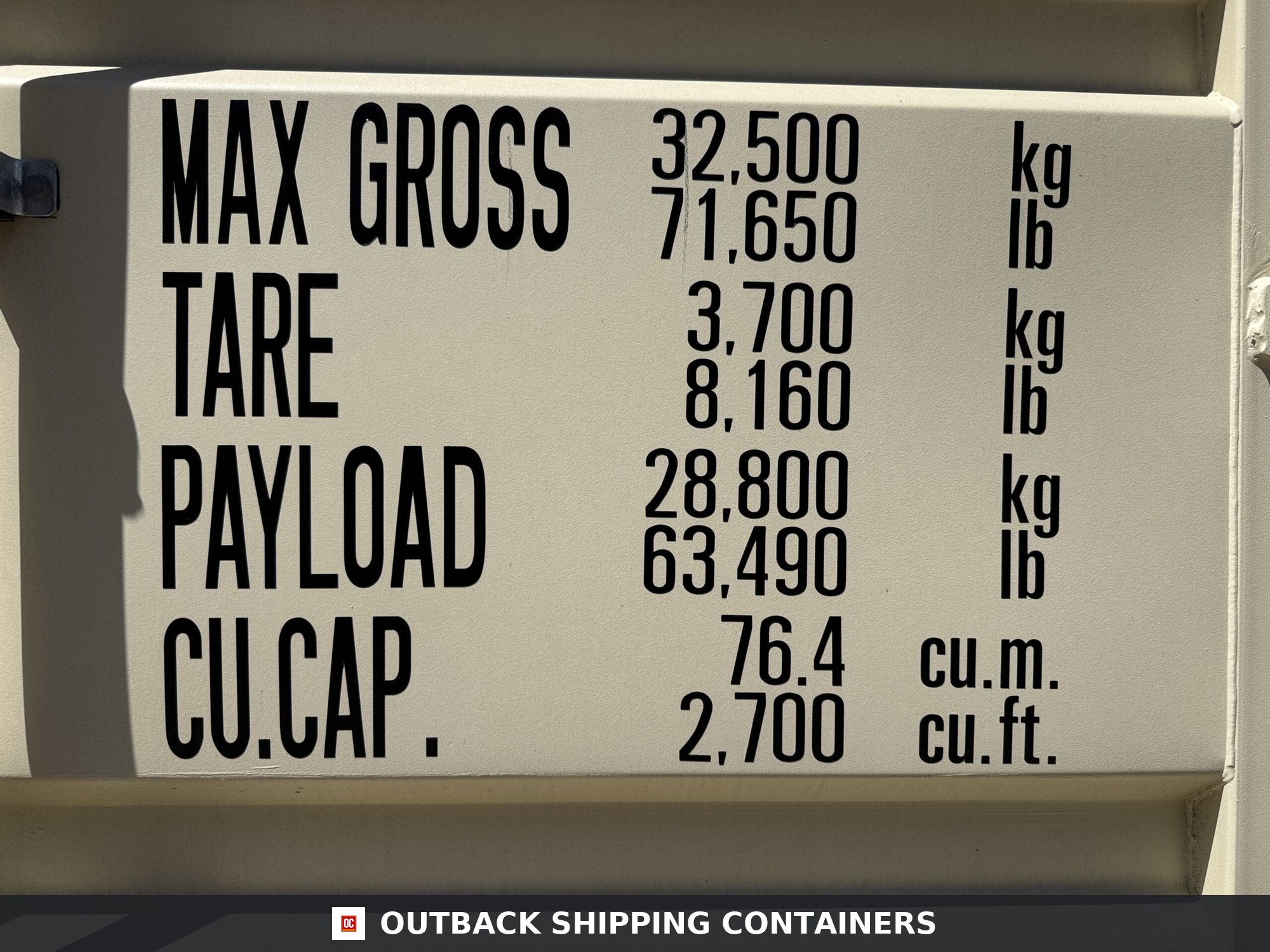 40ft New High Cube Shipping Container – Wind & Watertight – Beige — 40ft — new (image 4 of 12)