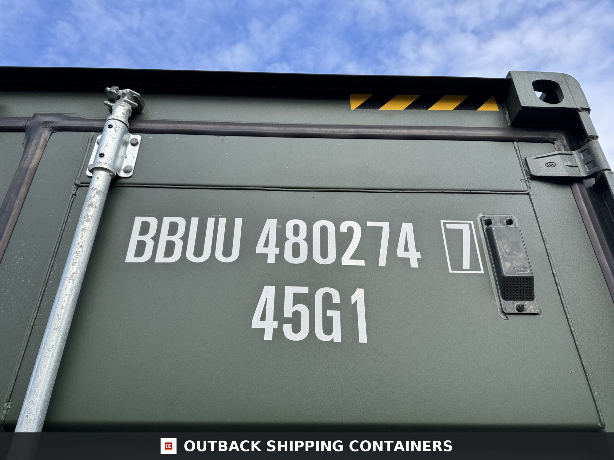 40ft New High Cube Shipping Container – Wind & Watertight – Green — 40ft — new (image 2 of 12)