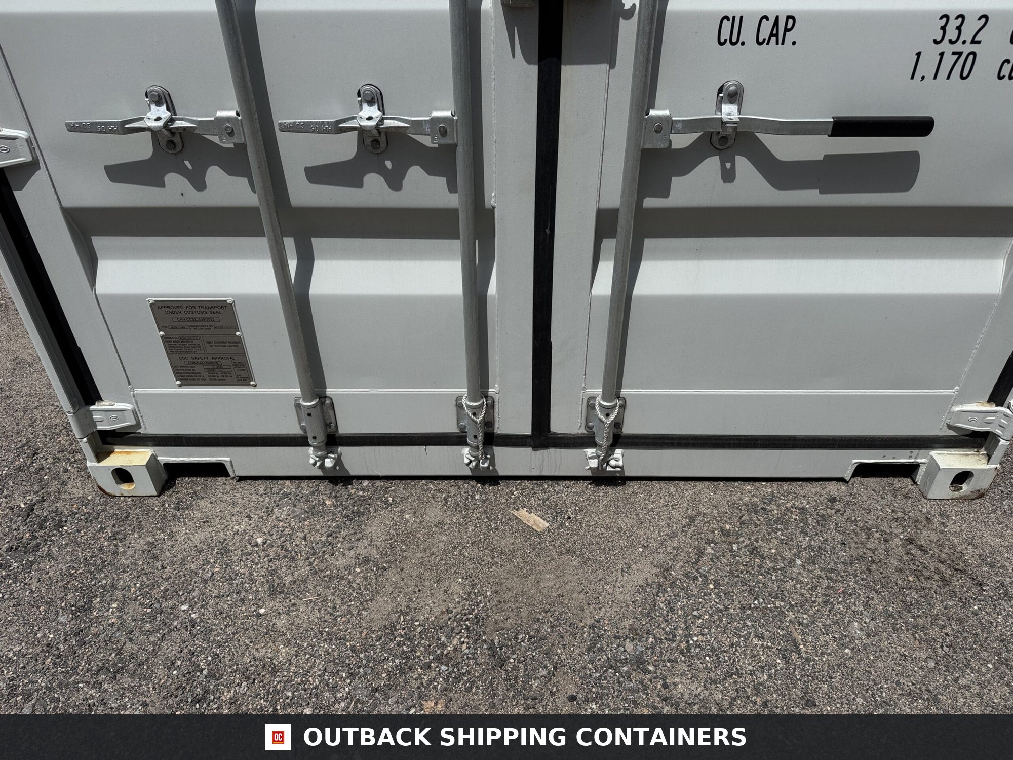 20ft New Shipping Container – Wind & Watertight – Gray — 20ft — new (image 6 of 12)