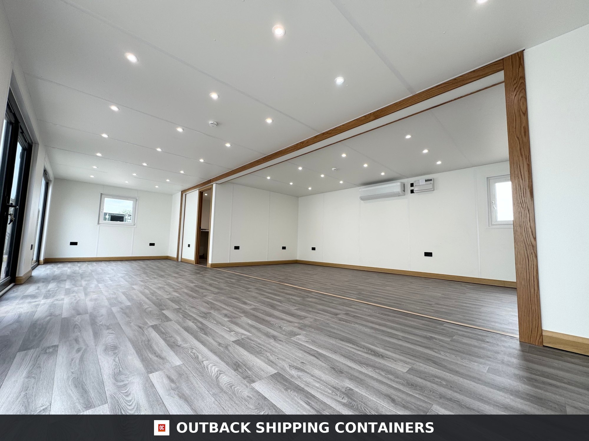 3 Bay 32X10FT for Sale — Side Profile View | Outback Shipping Containers 3 Bay — 32x10ft — image 2 of 15