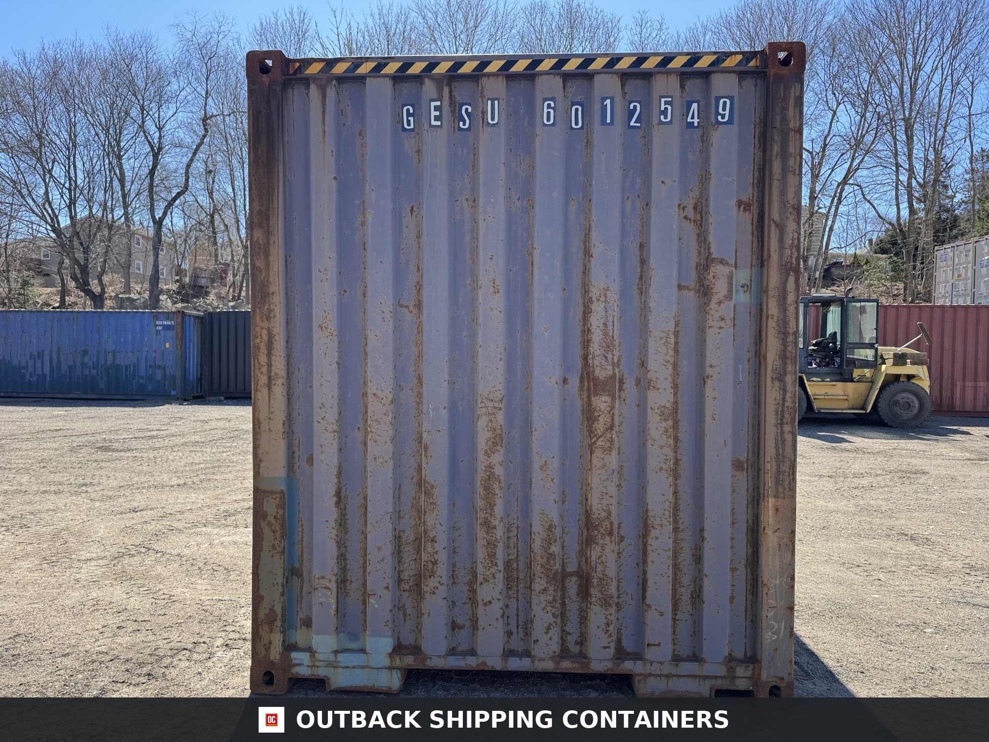40ft Used High Cube Shipping Container – Wind & Watertight – Blue — 40ft — used (image 9 of 12)
