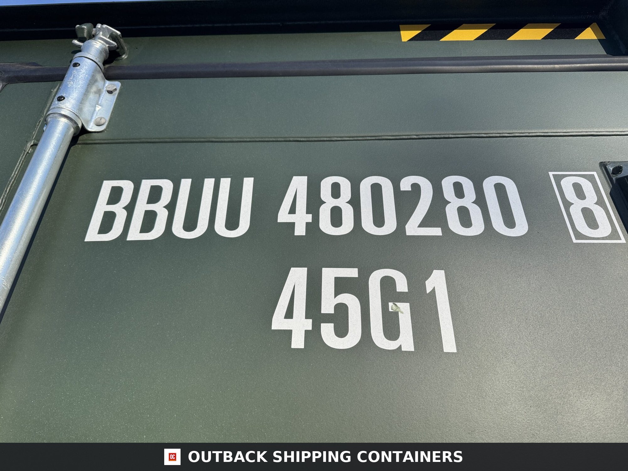 40ft New High Cube Shipping Container – Wind & Watertight – Green — 40ft — new (image 2 of 12)