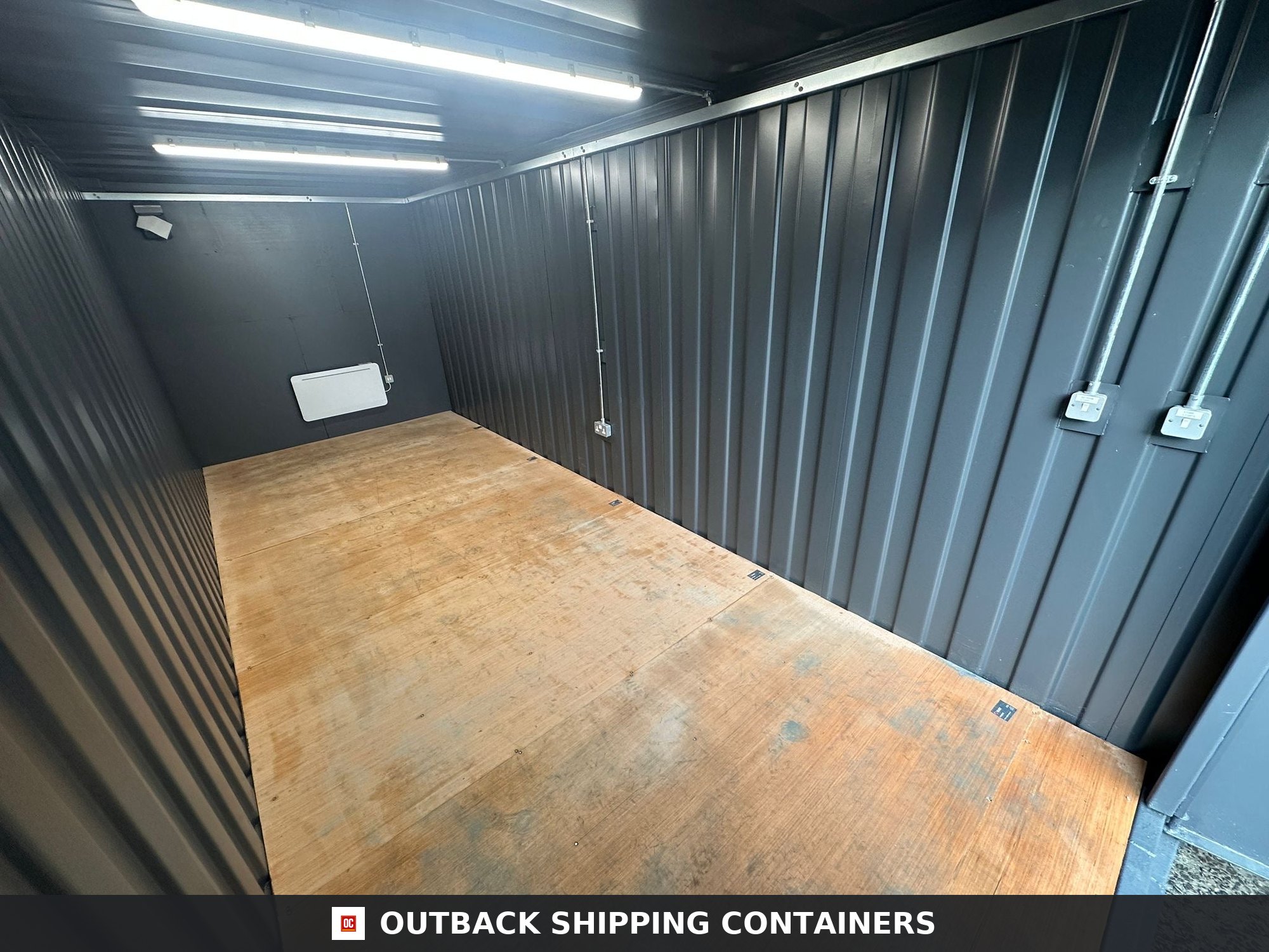 21ft x 8ft Steel Secure Store with Electric Pack — Anti-Vandal Portable Storage — gallery view 2