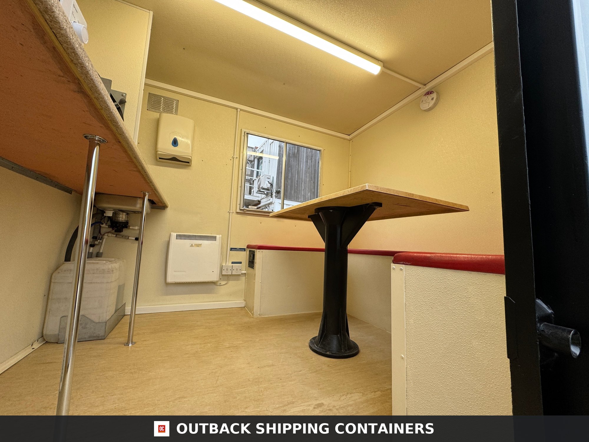 Groundhog Towable Mobile Welfare | Towable Toilet & Canteen — Corner Casting and Frame Detail Groundhog Towable Mobile Welfare | Towable Toilet & Canteen | Self Contained | GP 360 | No 1556