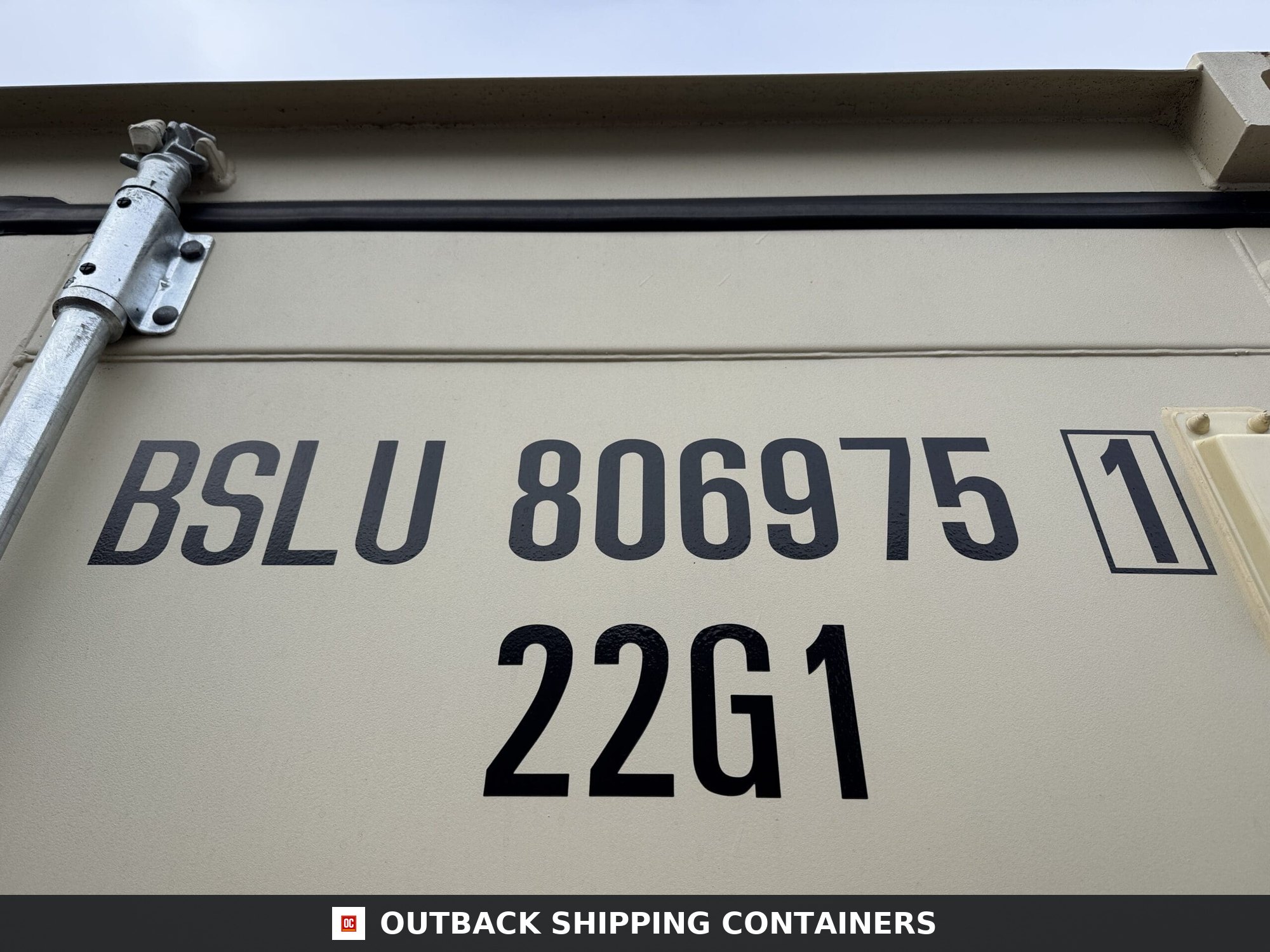 20ft New Shipping Container – Wind & Watertight – Beige — 20ft — new (image 2 of 12)