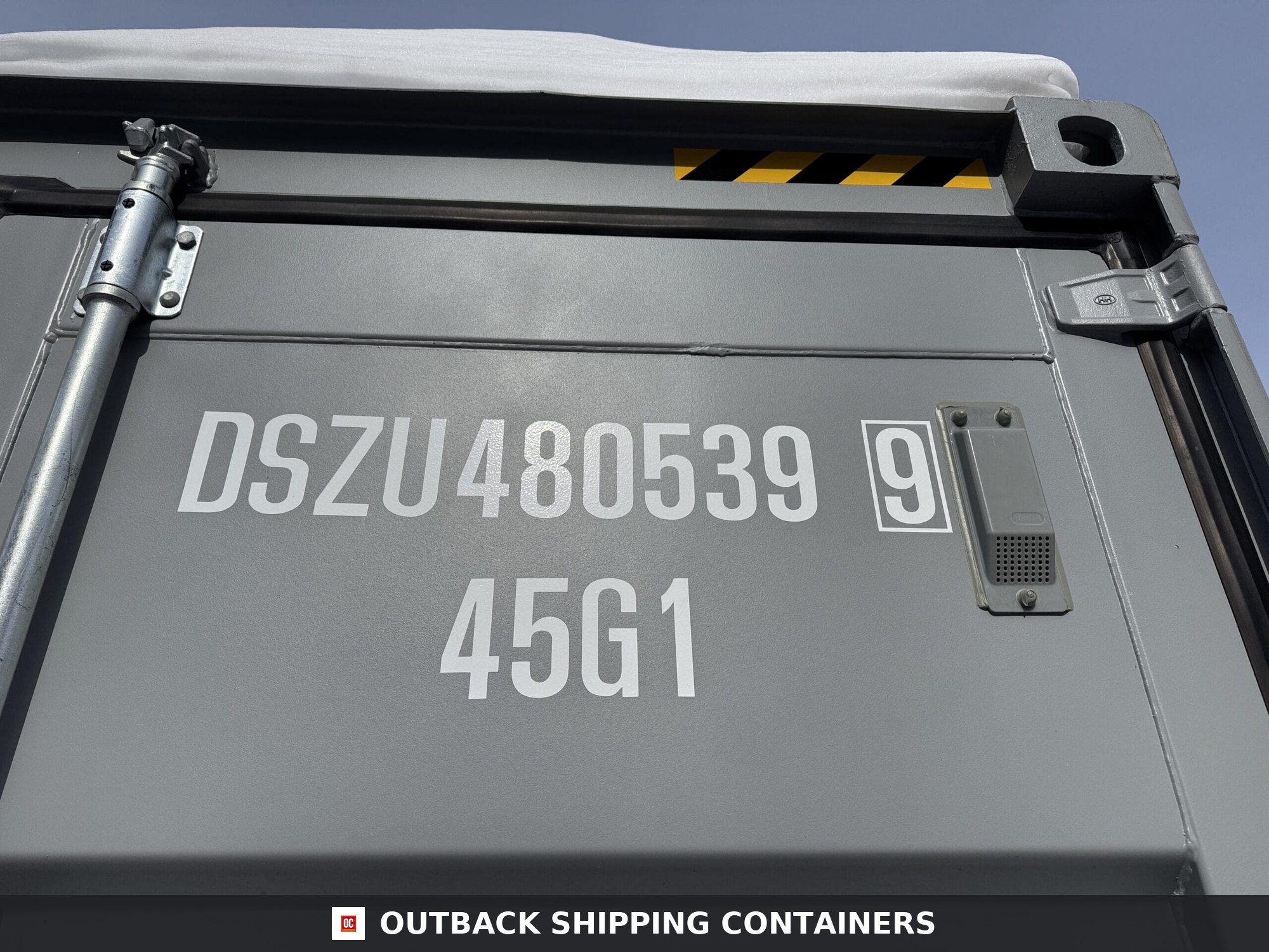 40ft New High Cube Shipping Container – Wind & Watertight – Gray — 40ft — new (image 2 of 12)
