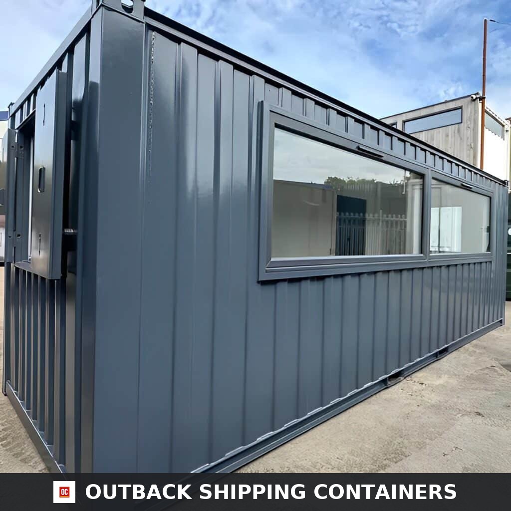 21ft x 8ft Custom Cabin Office / Canteen | Picture Windows | Portable Building — Interior View 21ft x 8ft Custom Cabin Office / Canteen | Picture Windows | Portable Building — 20ft — new (image 5 of 12)