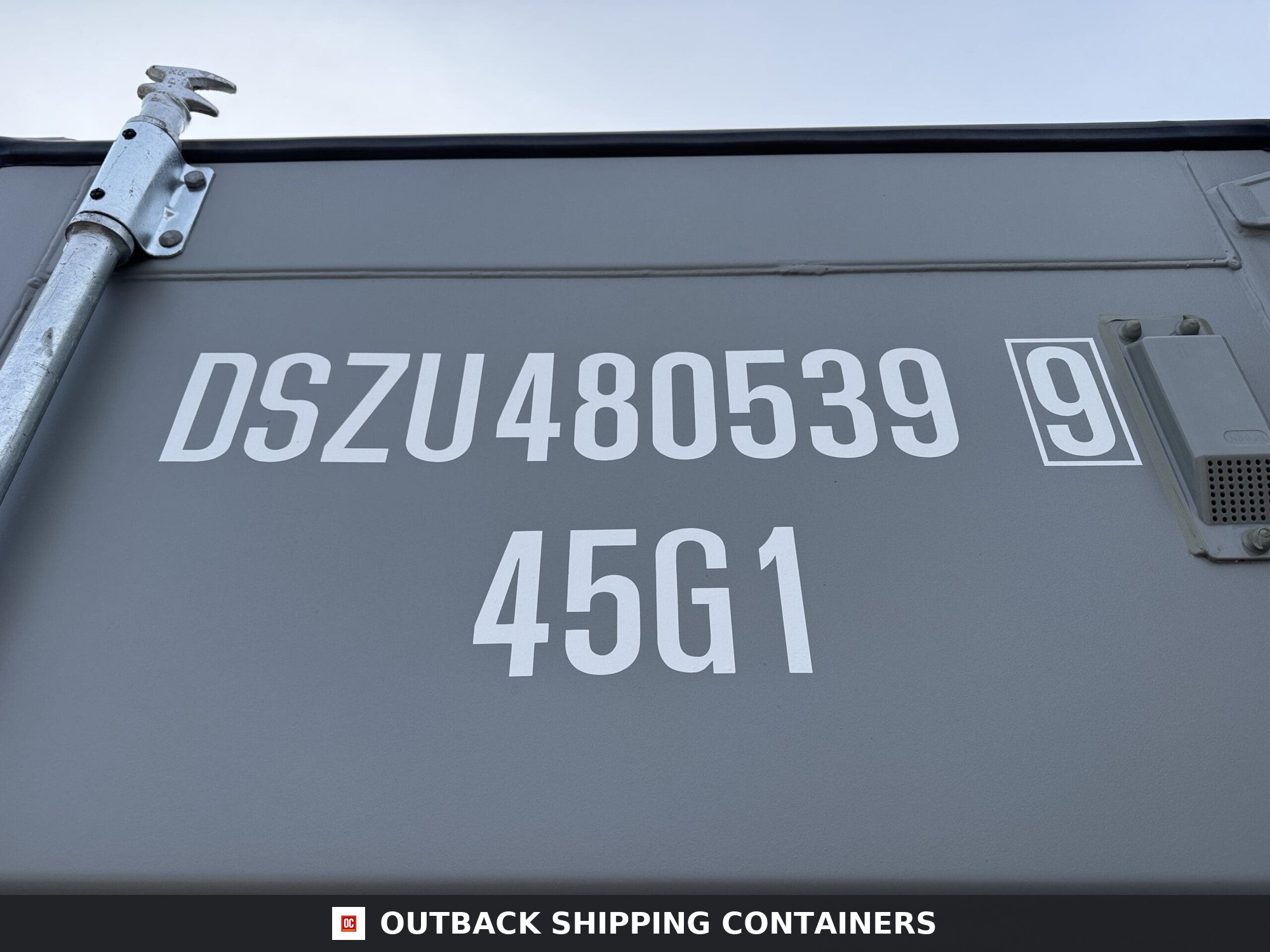40ft New High Cube Shipping Container – Wind & Watertight – Gray — 40ft — new (image 3 of 12)