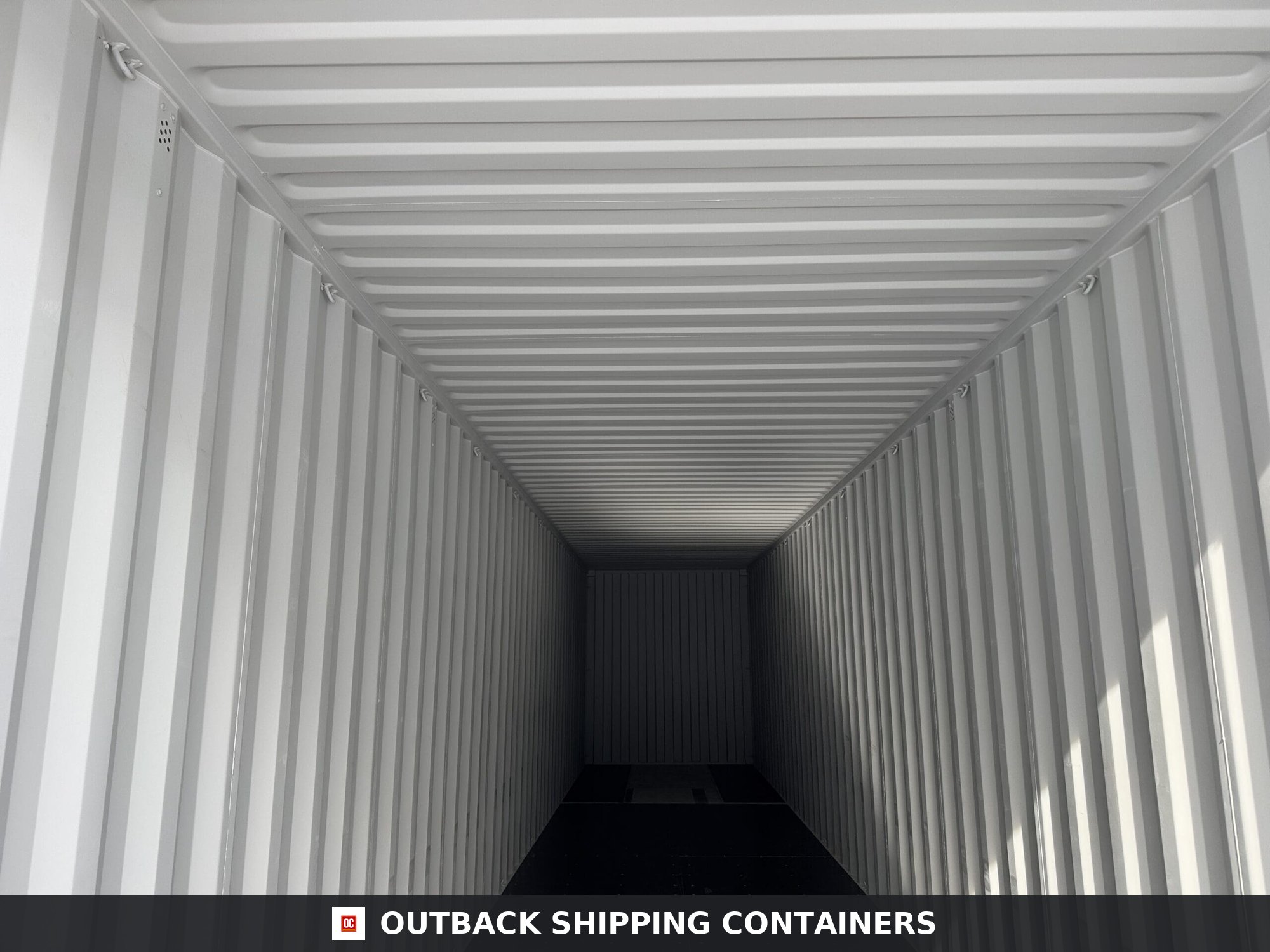 40ft New High Cube Shipping Container – Wind & Watertight – Gray — 40ft — new (image 10 of 12)