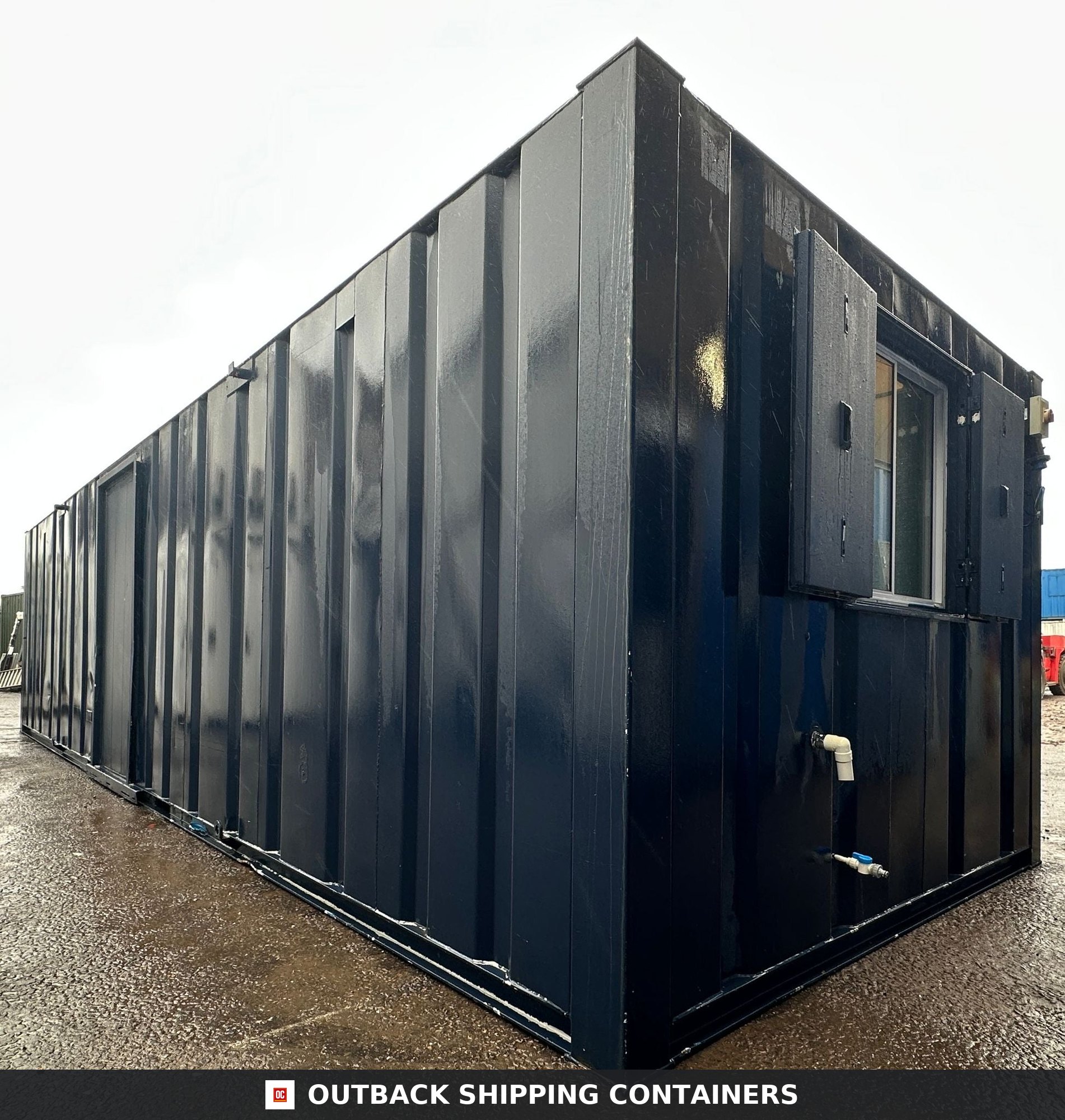 32x10ft for Sale — Corner Casting and Frame Detail | Outback Shipping Containers 32x10ft — Canteen / Office — 2 Rooms — Building Site Accommodation — Portable Anti-Vandal - image 10