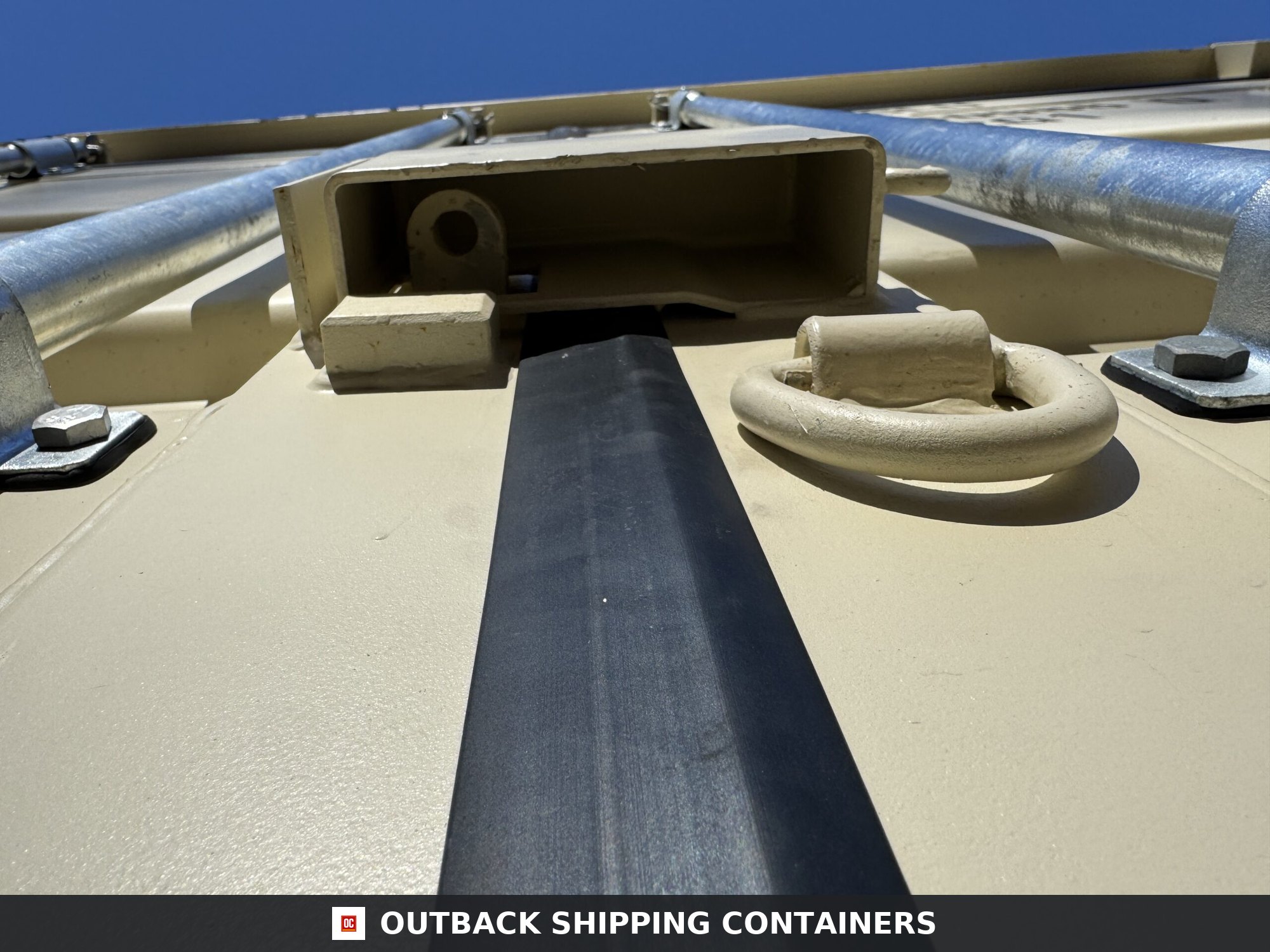 20ft New Shipping Container – Wind & Watertight – Beige — 20ft — new (image 6 of 12)