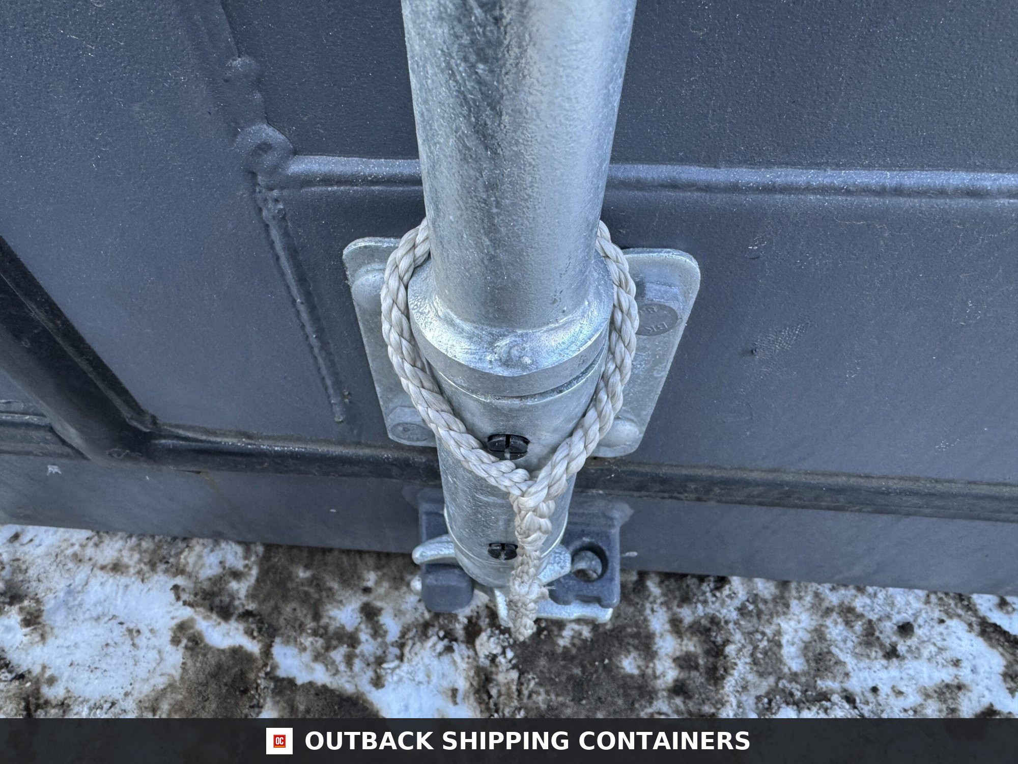 40ft New High Cube Shipping Container – Wind & Watertight – Gray — 40ft — new (image 7 of 12)
