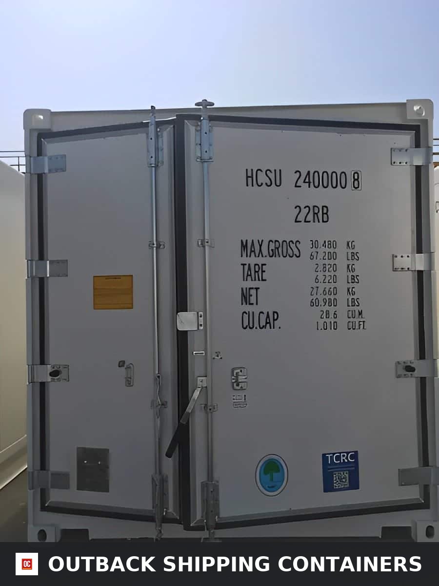 20Ft Domestic Refrigerated Containers – Reefers — Interior View | Outback Shipping Containers 20Ft Domestic Refrigerated Containers – Reefers — 20ft — used (image 5 of 6)