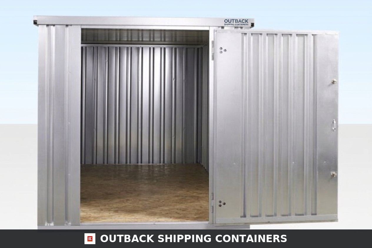 4m x 2.1m Flat Pack Container Store – Galvanised — new — storage containers (image 4 of 4)