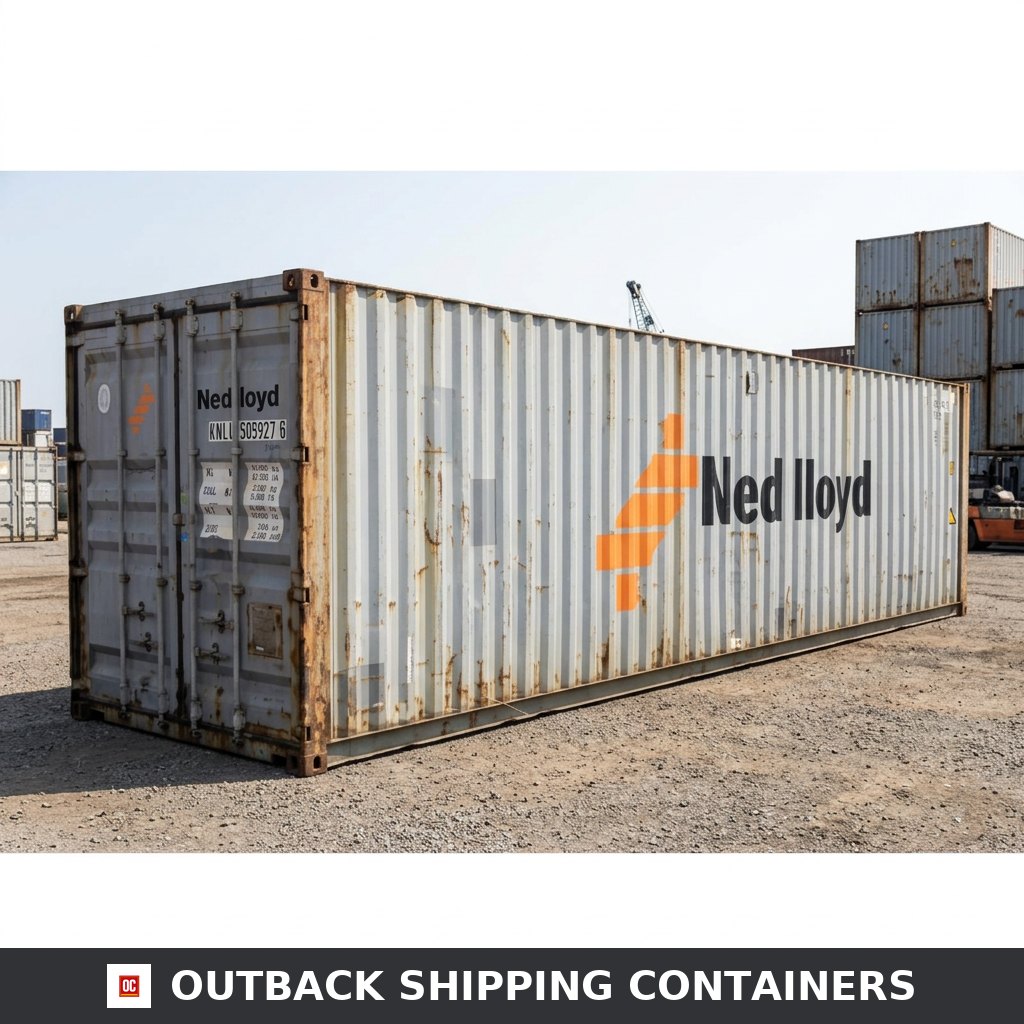 Used 40Ft Cargo Worthy Shipping Containers — Interior Detail | Outback Shipping Containers Used 40Ft Cargo Worthy Shipping Containers — 40ft — refurbished — storage containers (image 6 of 6)