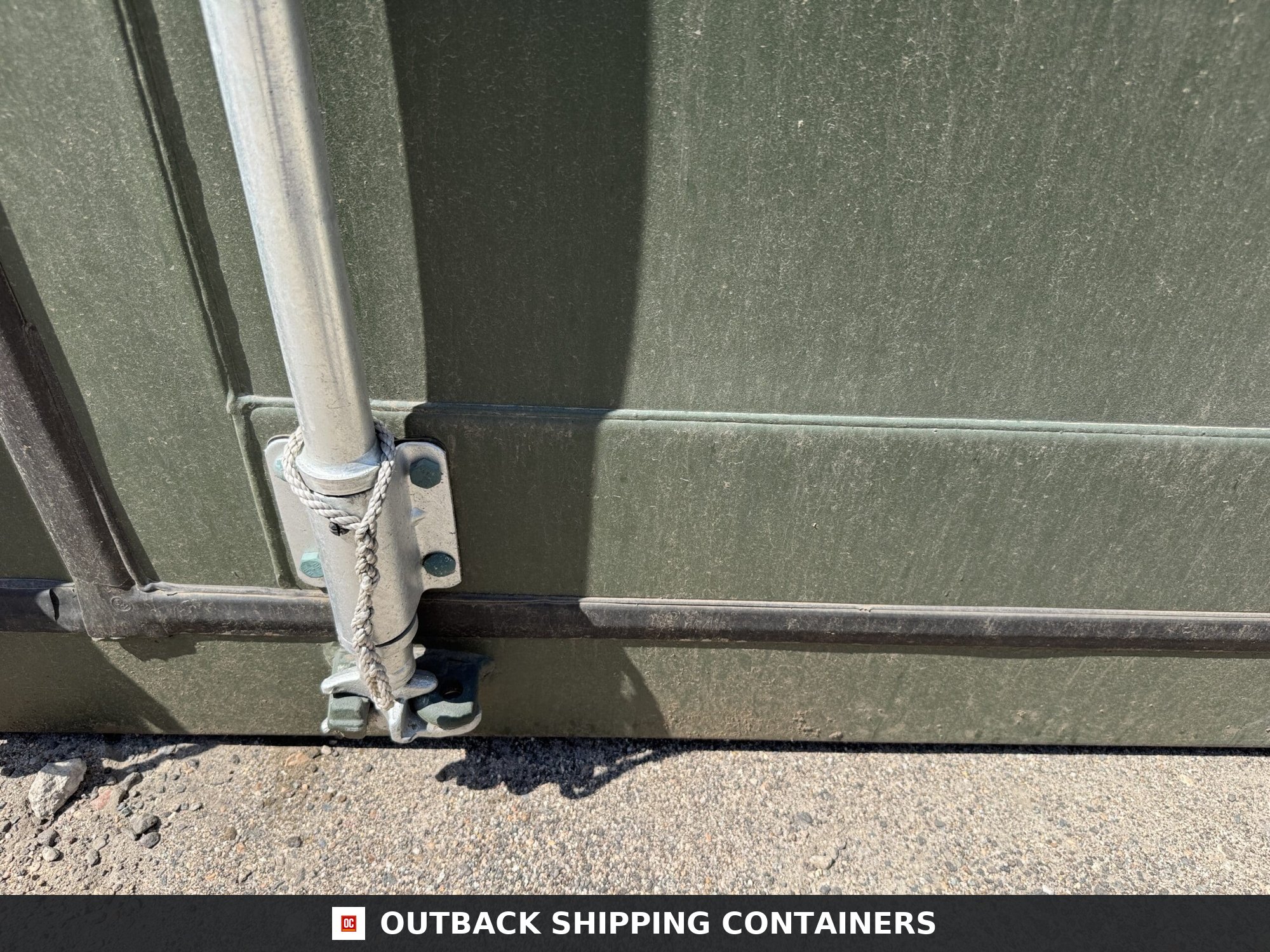 20ft New Shipping Container – Wind & Watertight – Green — 20ft — new (image 7 of 12)