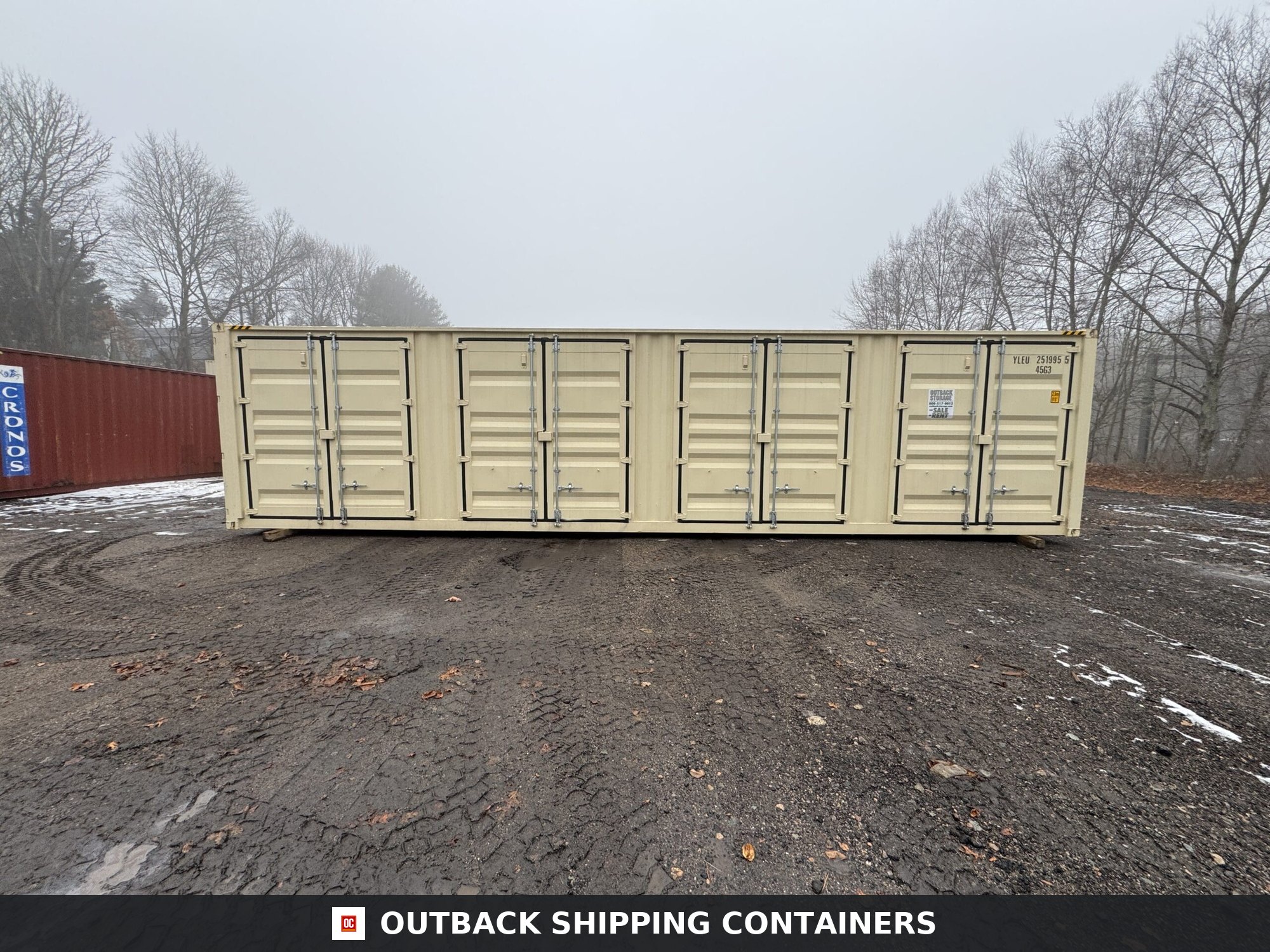 40ft New High Cube Shipping Container – Wind & Watertight – Beige — 40ft — new (image 9 of 12)