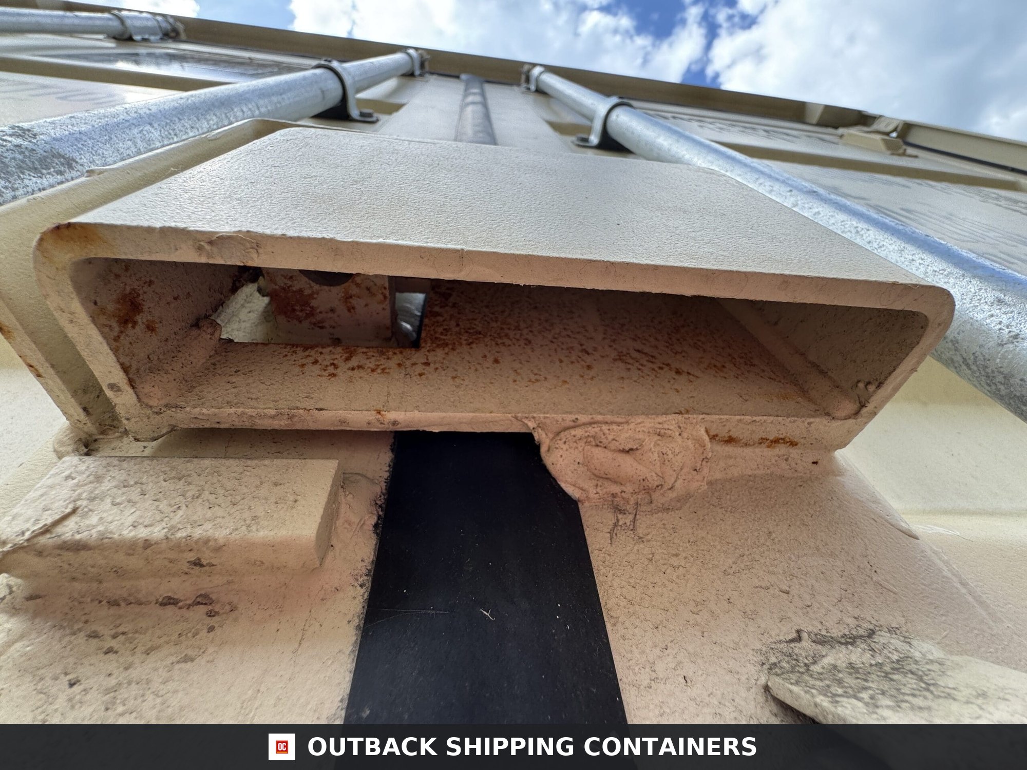 40ft New High Cube Shipping Container – Wind & Watertight – Beige — 40ft — new (image 5 of 12)