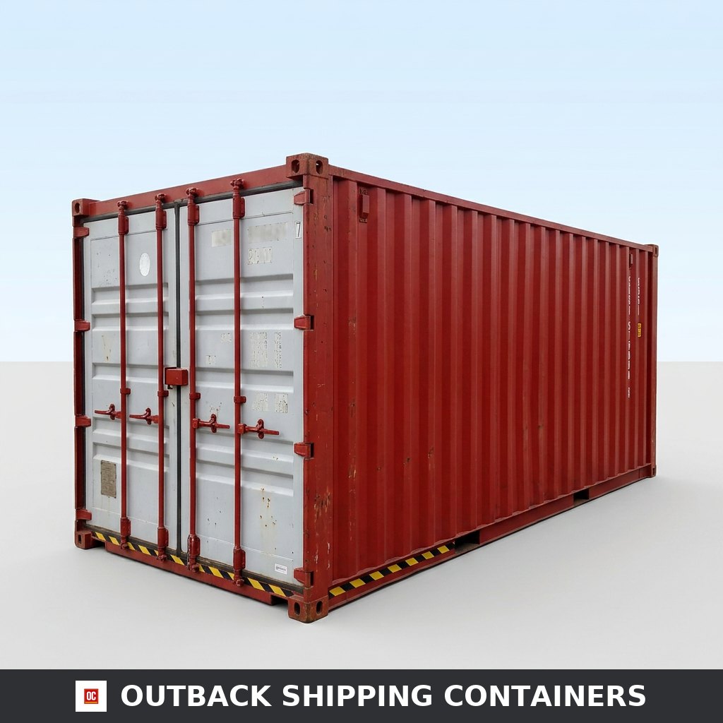 8Ft X 8Ft Raised And Flat Floor Bunded Store — Side Profile View | Outback Shipping Containers 8Ft X 8Ft Raised And Flat Floor Bunded Store — 8ft — new — storage containers (image 2 of 3)