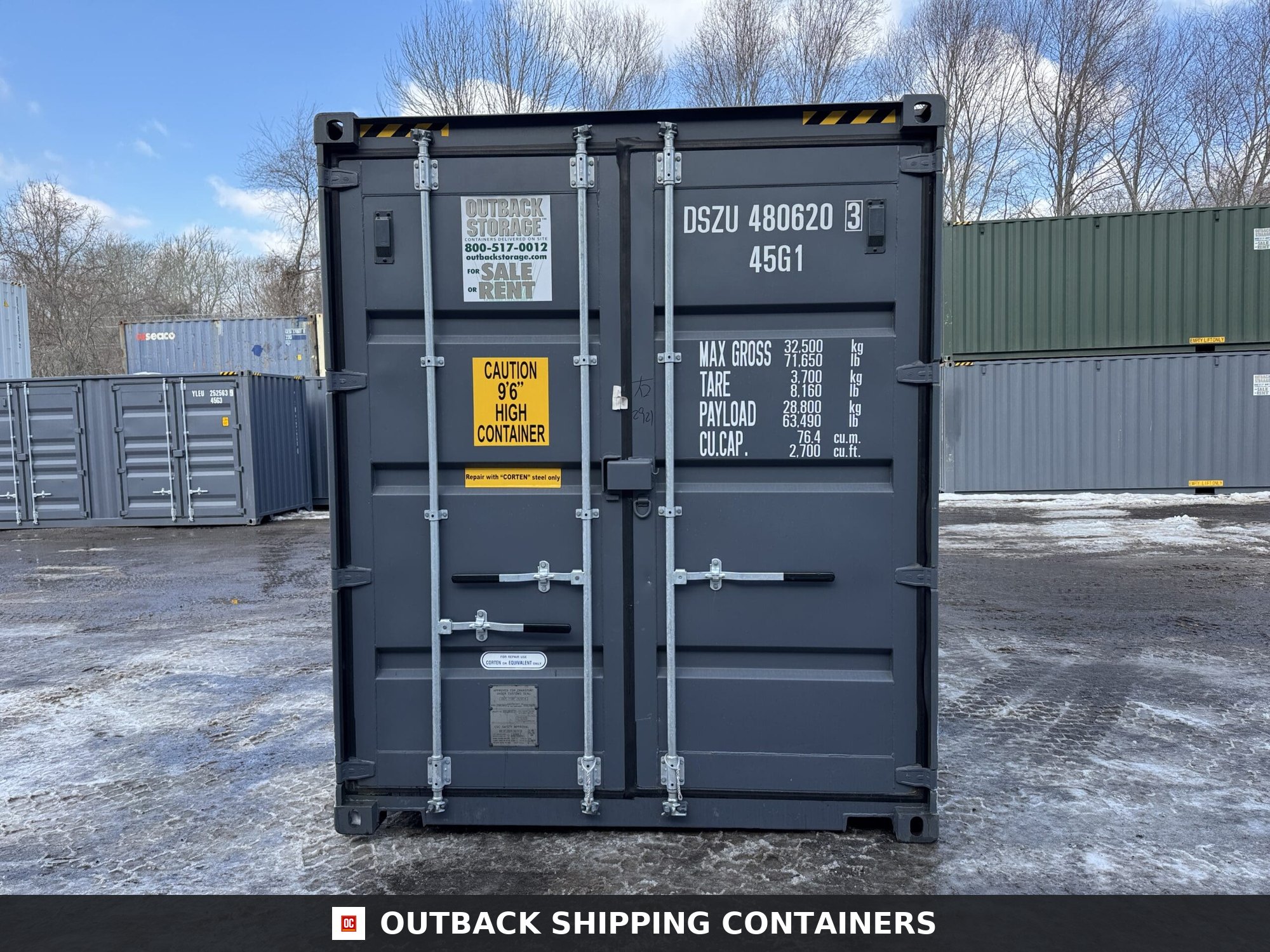 40ft New High Cube Shipping Container – Wind & Watertight — 40ft — new (image 3 of 12)