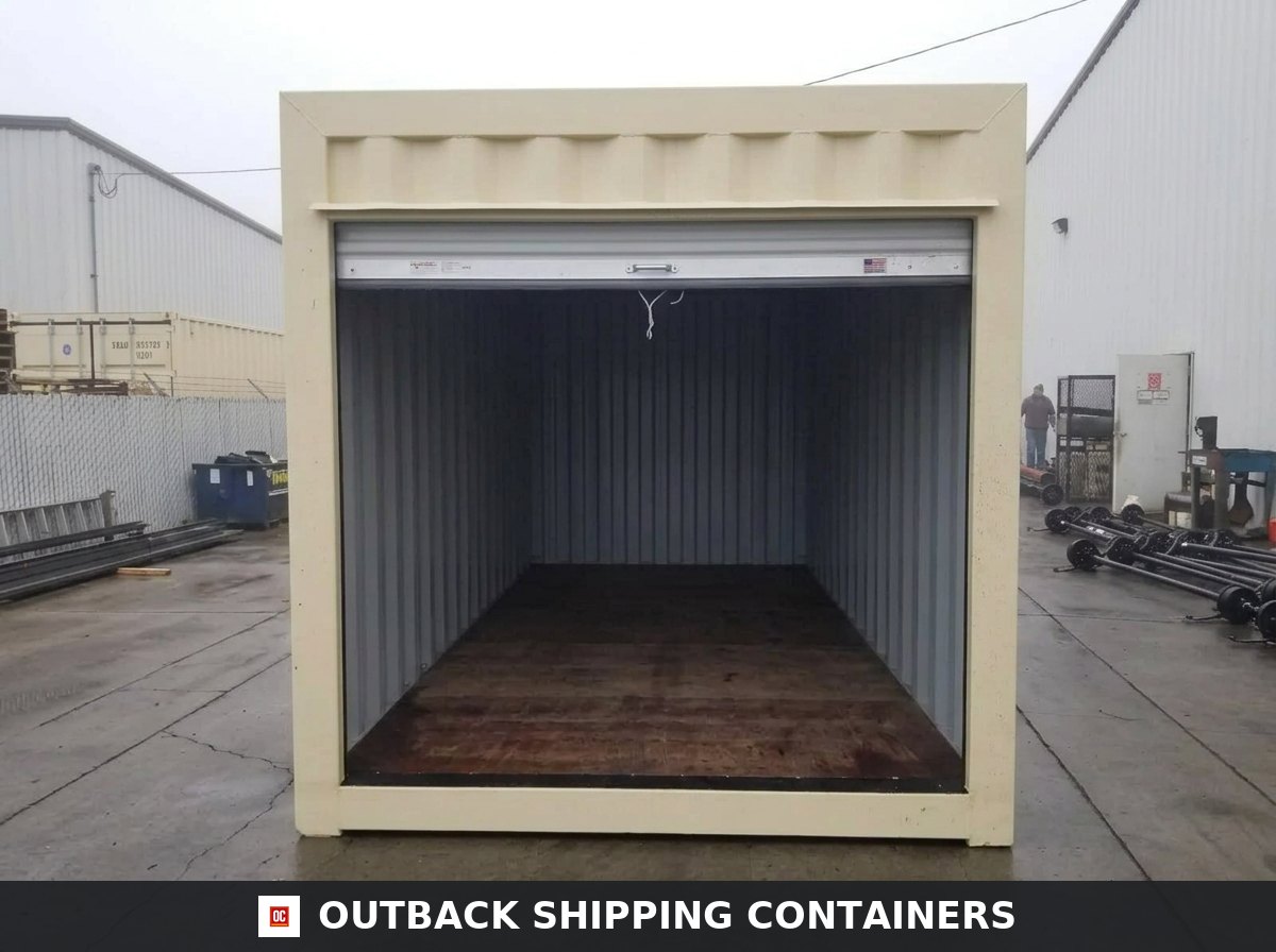 16Ft Storage Container With Roll-Up Door – Cargo Worthy Grade — 16ft — refurbished — storage containers (image 2 of 4)