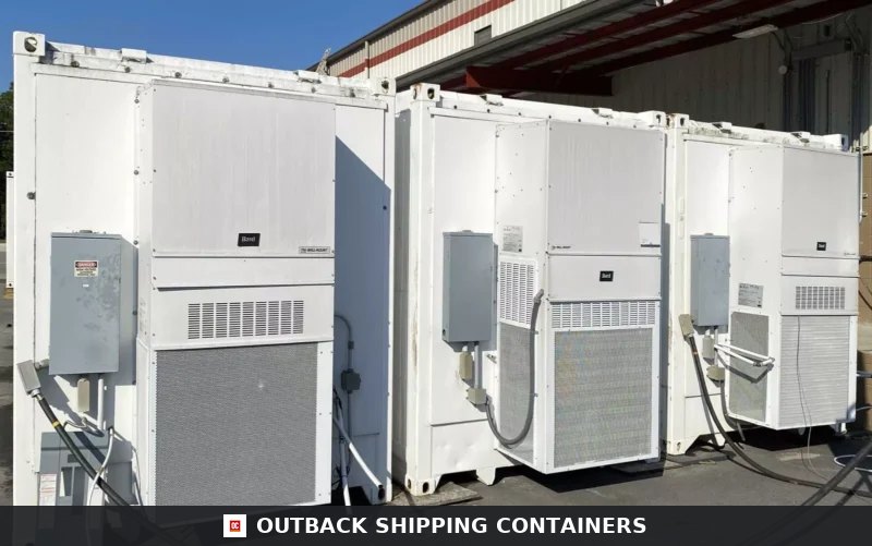 40 Foot High-Cube Insulated Shipping Container with 5 Ton Bard HVAC — 40ft refrigerated container (image 3 of 6)