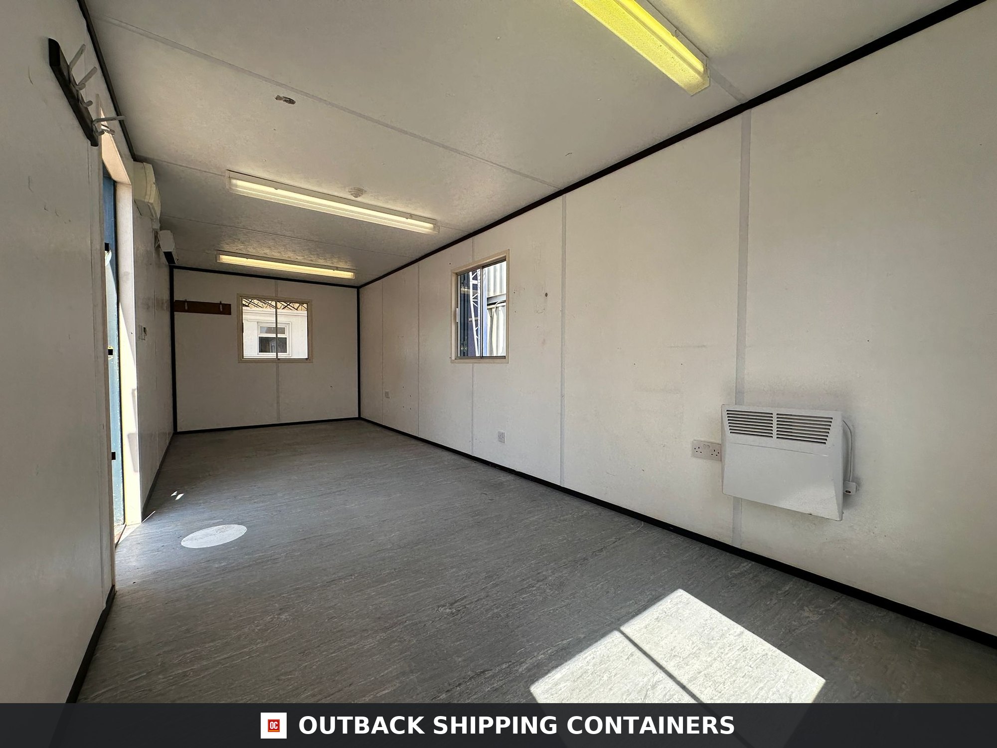 24x9ft for Sale — Side Profile View | Outback Shipping Containers 24x9ft — Office / Canteen — Building Site Accommodation — Portable Anti-Vandal - image 1
