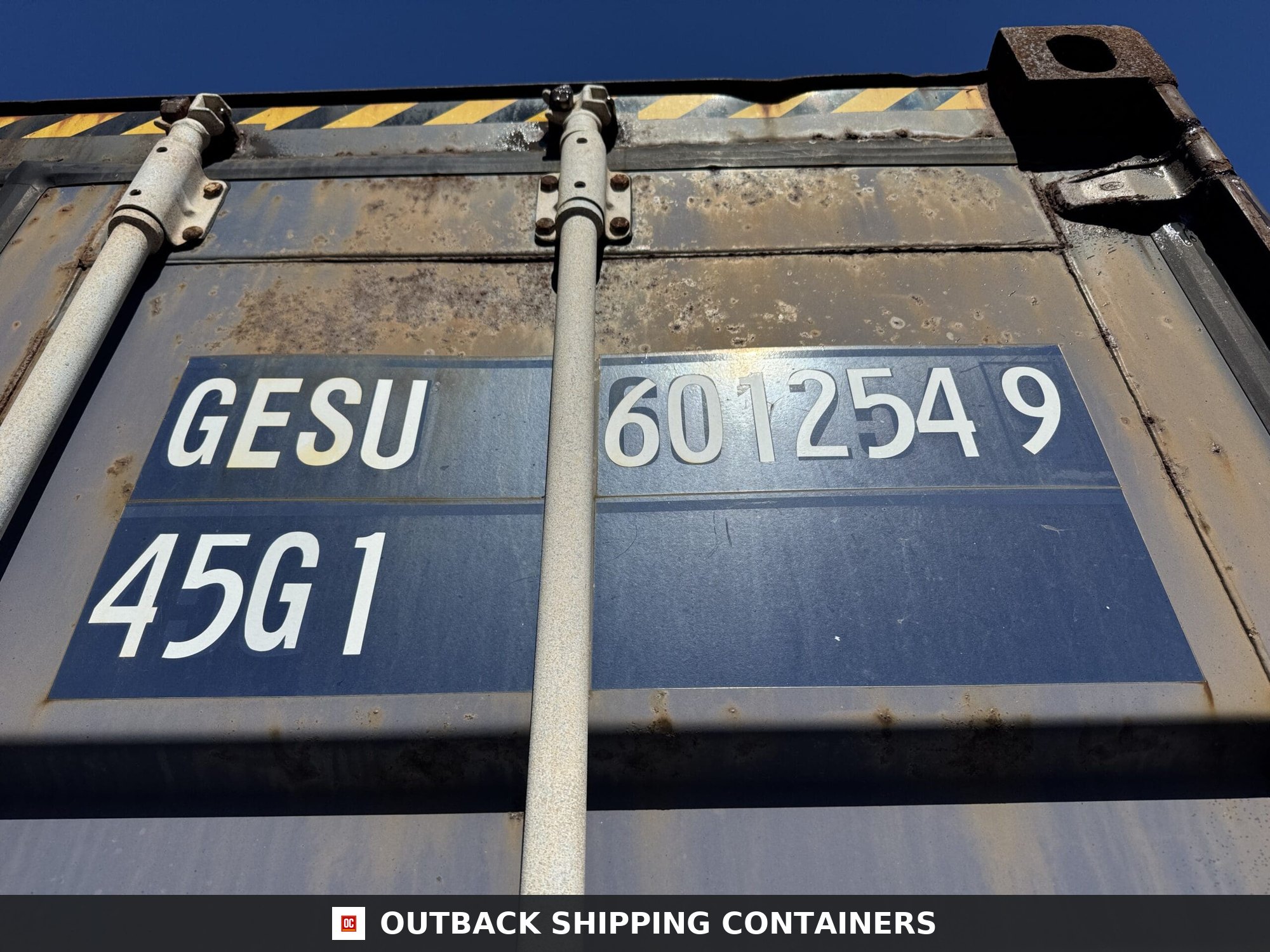40ft Used High Cube Shipping Container – Wind & Watertight – Blue — 40ft — used (image 2 of 12)