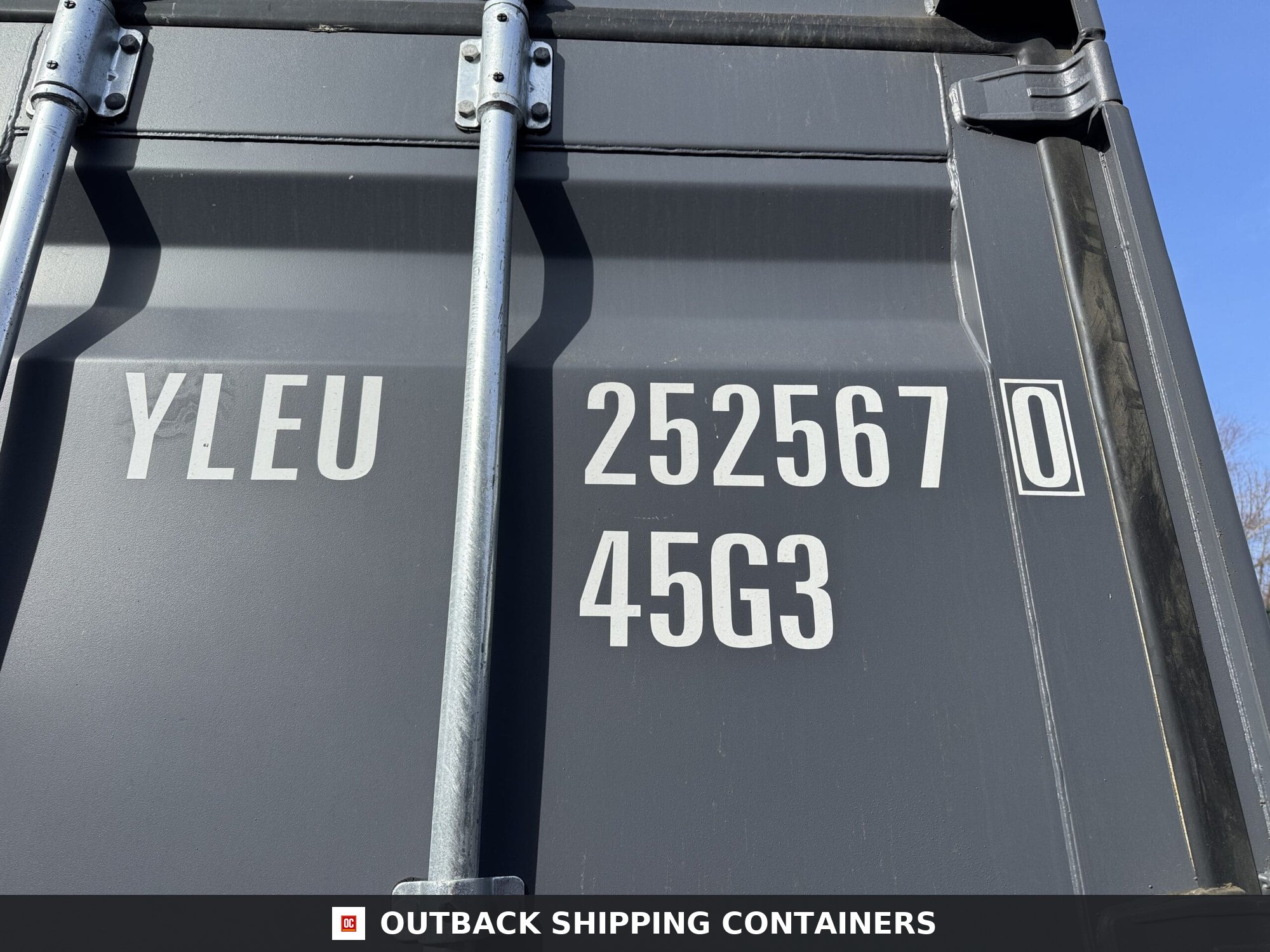40ft New High Cube Shipping Container – Wind & Watertight – Dk Gray — 40ft — new (image 2 of 12)