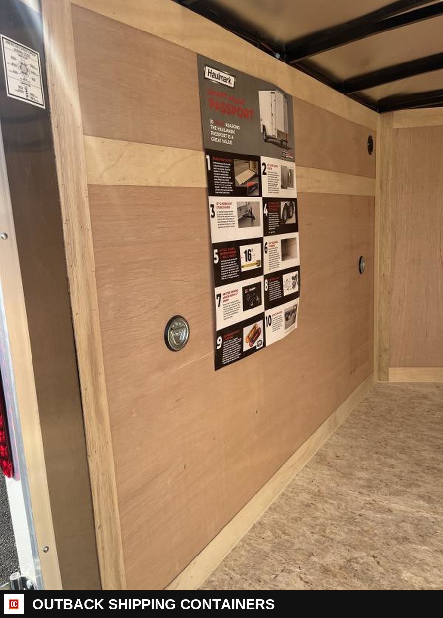 2025 Haulmark PP58S2 Passport 5 x 8 Cargo / Enclosed Trailer — Undercarriage, Axles And Suspension | Outback Shipping Containers 2025 Haulmark PP58S2 Passport 5 x 8 Cargo / Enclosed Trailer for sale — undercarriage, axles and suspension