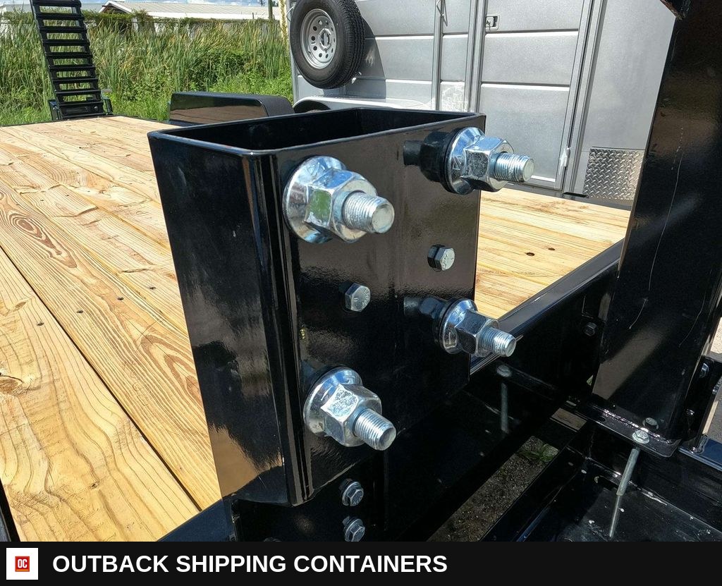 New 2025 Behnke 7 x 20 Equipment 20k Trailer — Undercarriage, Axles And Suspension | Outback Shipping Containers New 2025 Behnke 7 x 20 Equipment 20k Trailer for sale — undercarriage, axles and suspension