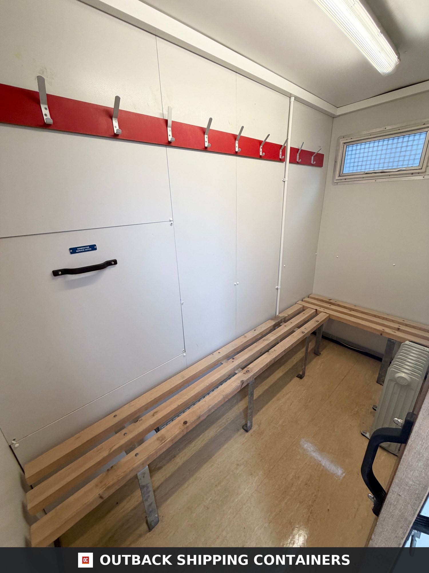 20x9ft for Sale — Interior View | Outback Shipping Containers 20x9ft — Static Welfare Unit — Toilet, Canteen, Drying Room & Generator 9KVA — Welfare — Anti-Vandal — Building Site Accommodation — Portable Anti-Vandal - image 4