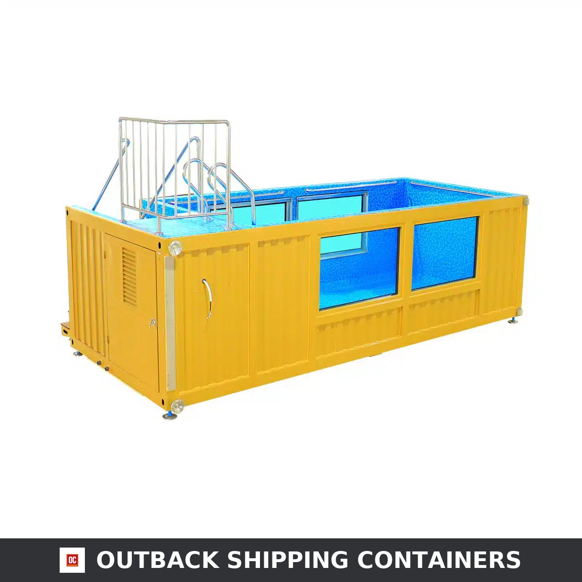 20ft Luxury Container Swimming Pool with Glass Viewing Panel — 20ft — new (image 9 of 15)