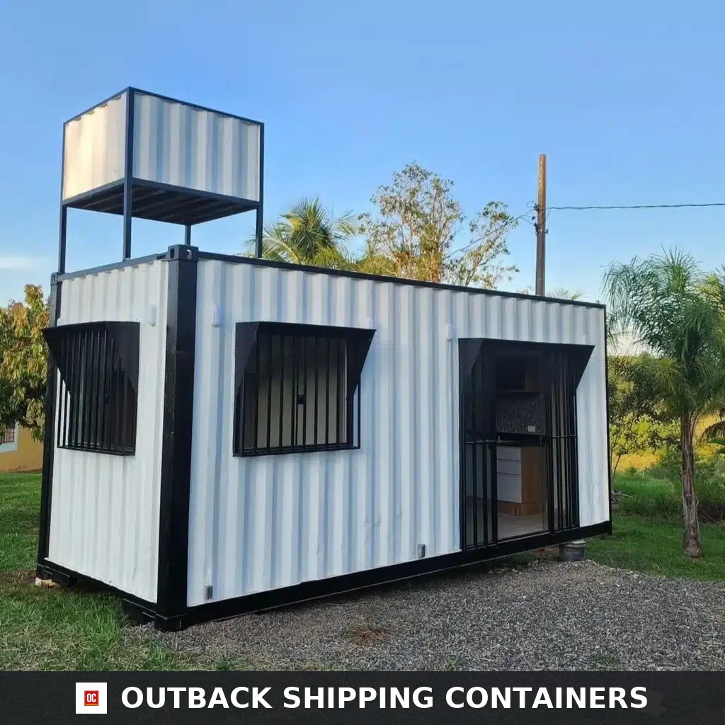 Custom 20ft Shipping Container Home With Water Tank — 20ft — new (image 1 of 5)