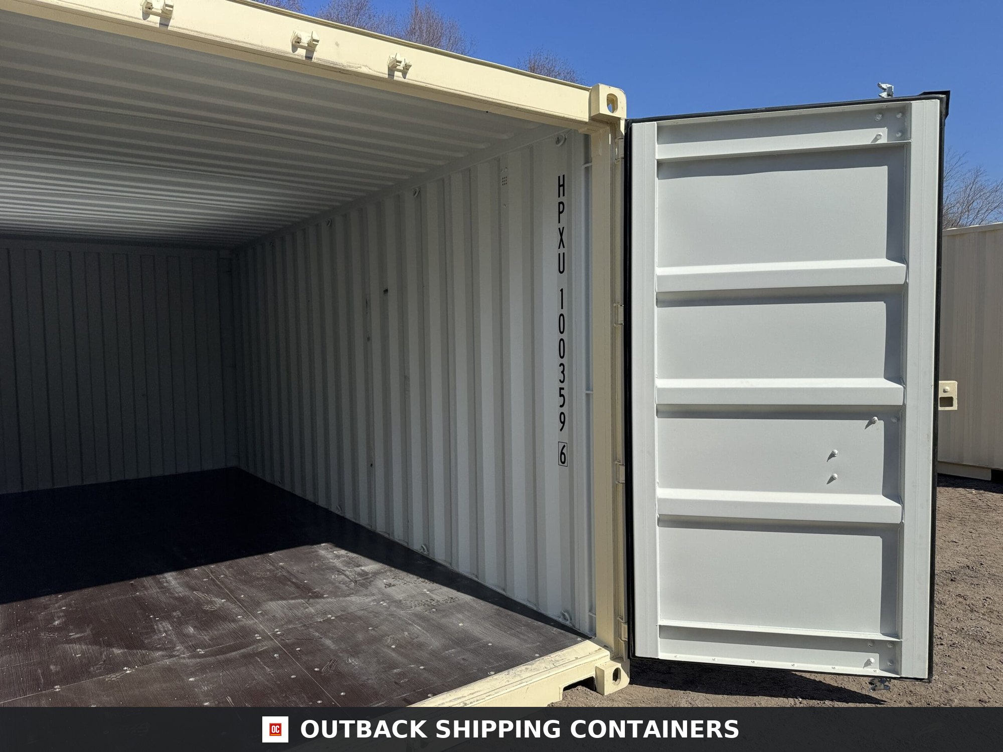 20ft New Shipping Container – Wind & Watertight – Beige — 20ft — new (image 7 of 12)