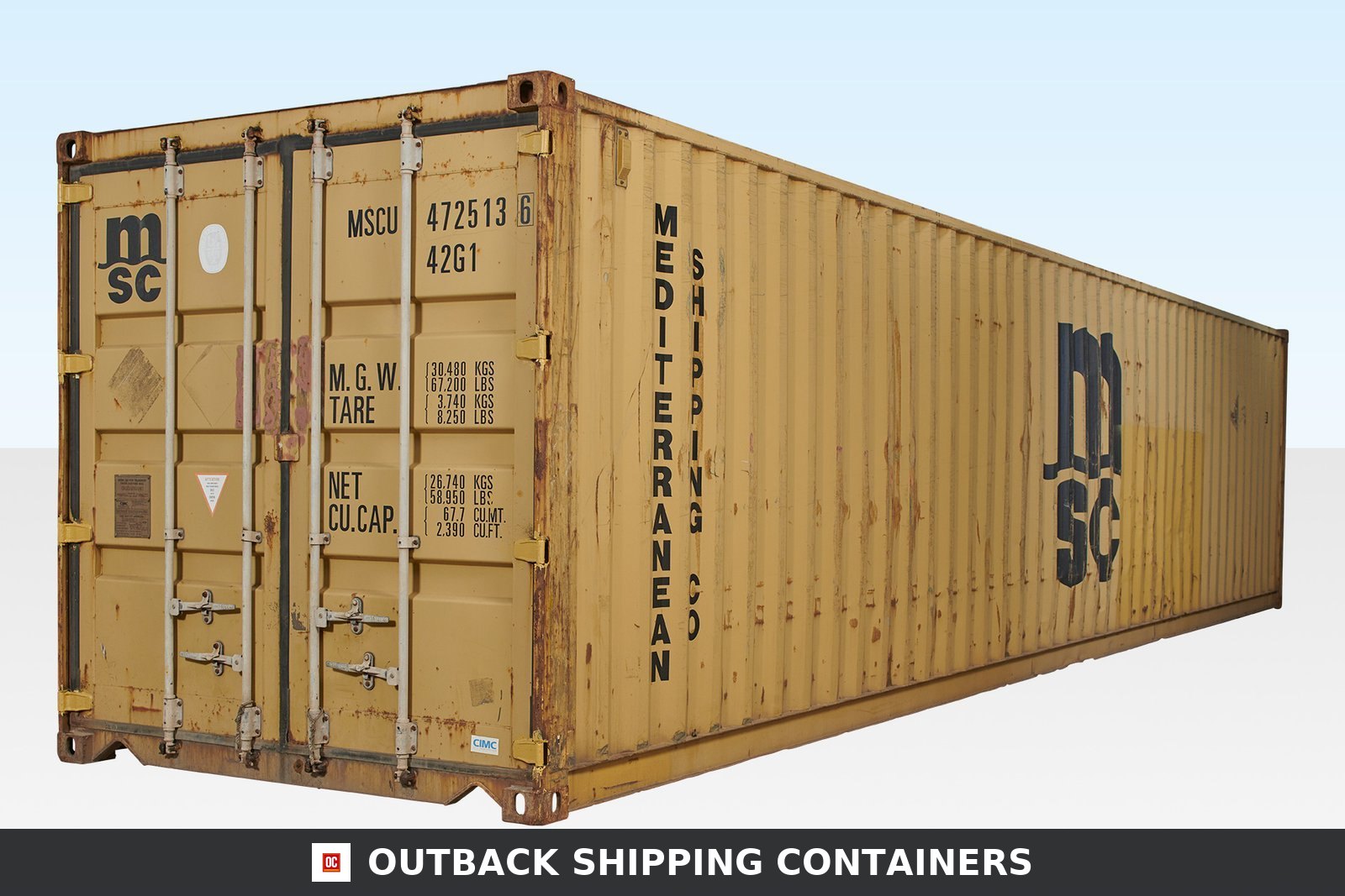 30Ft X 8Ft Used Shipping Container Bulk — Outback Shipping Containers storage container