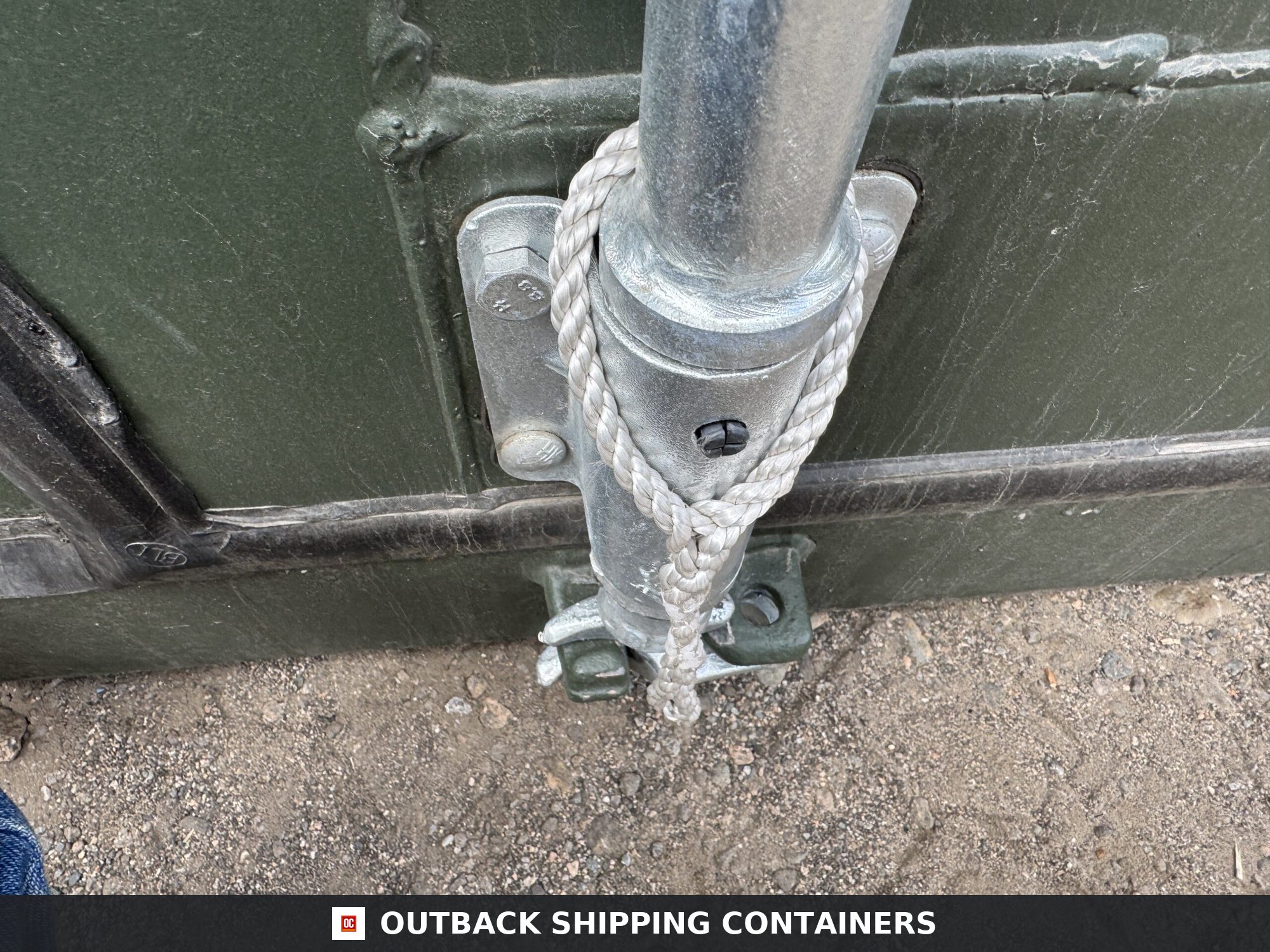 40ft New High Cube Shipping Container – Wind & Watertight – Green — 40ft — new (image 7 of 12)
