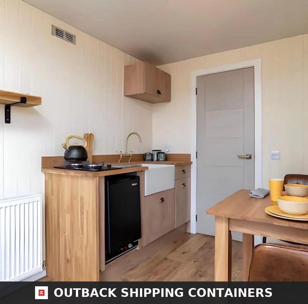 Modern Single-Storey Container House with Spacious Deck, Fully Furnished Portable Tiny Home, Disaster-Resistant Prefab Family House —…