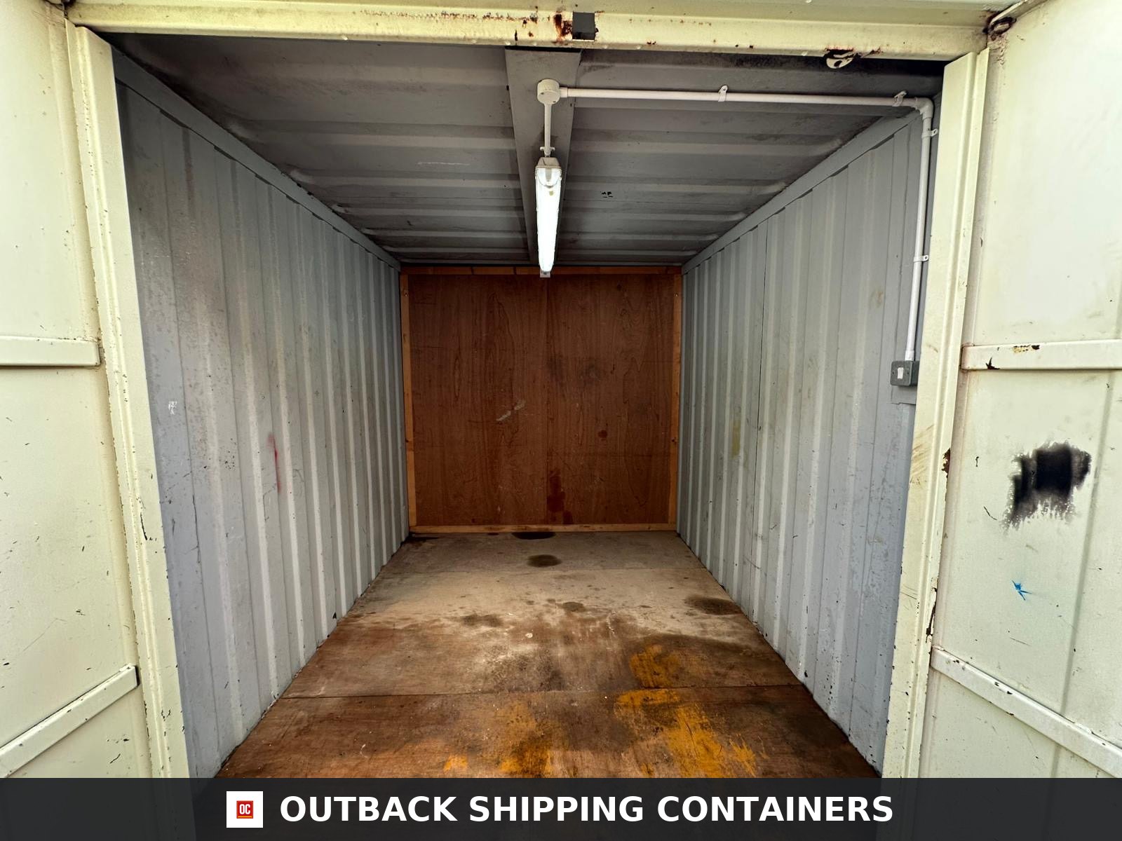 21x8ft for Sale — Interior Detail | Outback Shipping Containers 2 3 4 5 6 7 21x8ft — Office & Storage Unit 50/50 Split — Cabin / Container Store — Portable Anti-Vandal Building - image 5