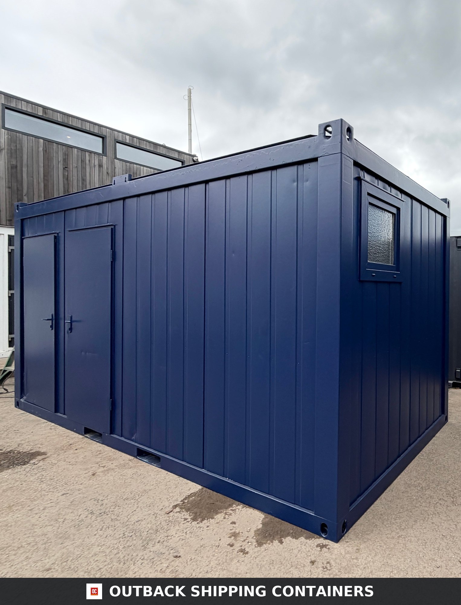 16 x 8 ft for Sale — Door and Entry Detail | Outback Shipping Containers 16 x 8 ft — 3 + 1 Toilet Block — Portable Building — Site Accommodation - image 7