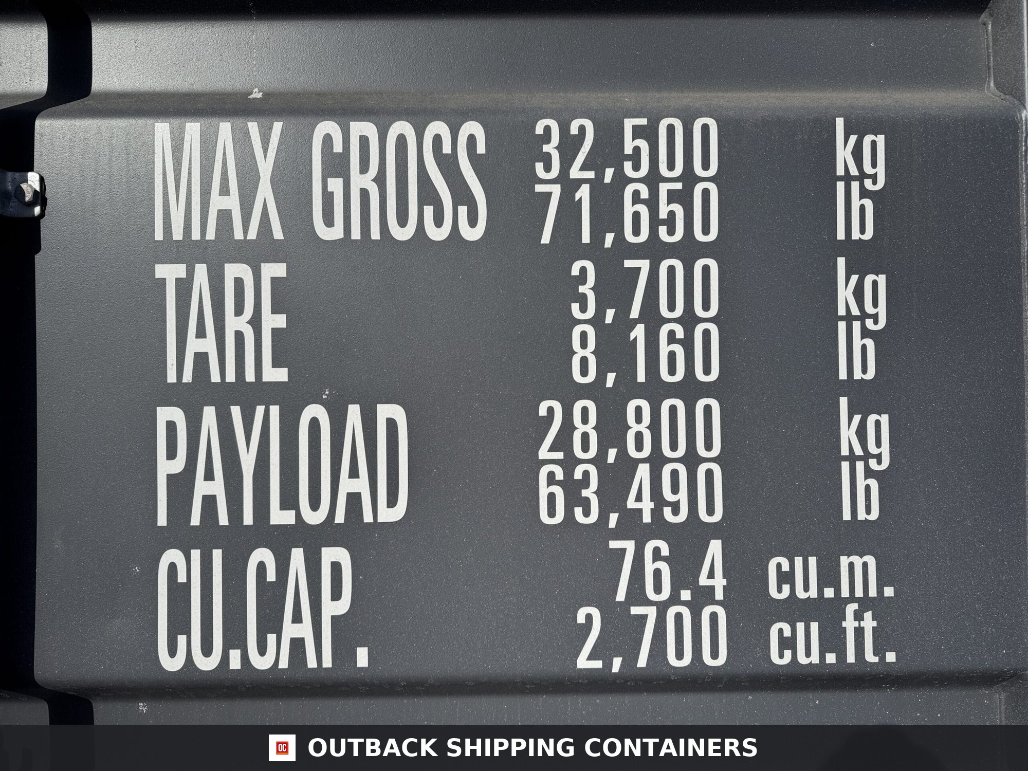 40ft New High Cube Shipping Container – Wind & Watertight – Gray — 40ft — new (image 4 of 12)