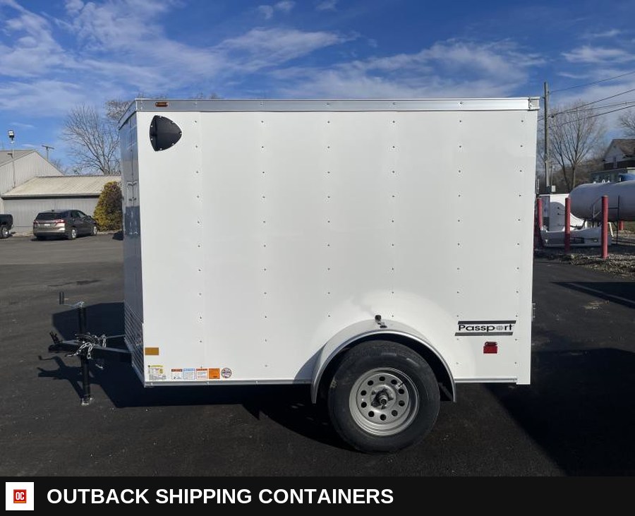 2025 Haulmark PP58S2 Passport 5 x 8 Cargo / Enclosed Trailer for sale — front exterior view