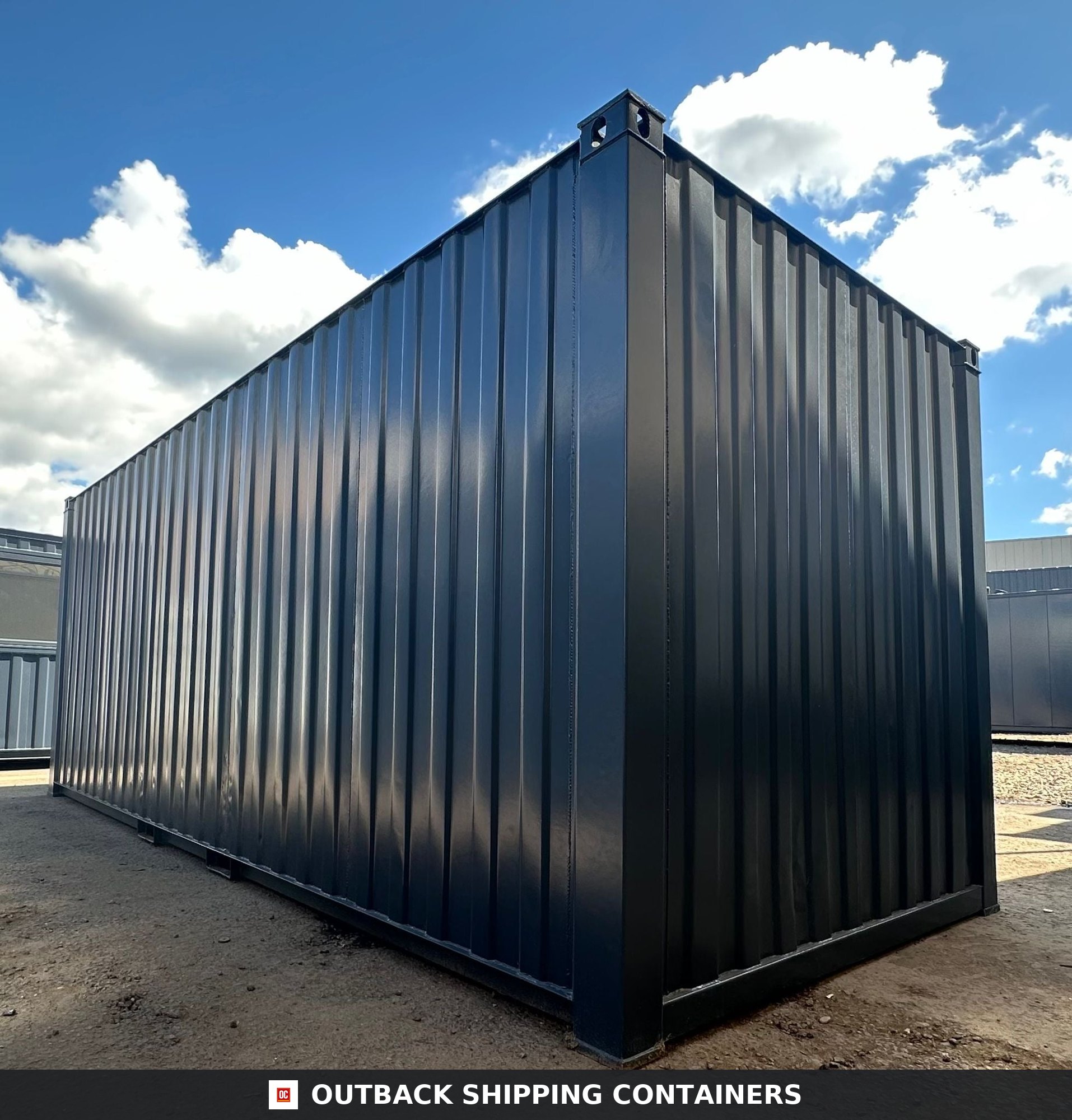 21ft x 8ft Anti-Vandal Secure Store — Window and Shutter Detail | Outback Shipping Containers 21ft x 8ft Anti-Vandal Secure Store — Portable Storage Container — gallery view 8