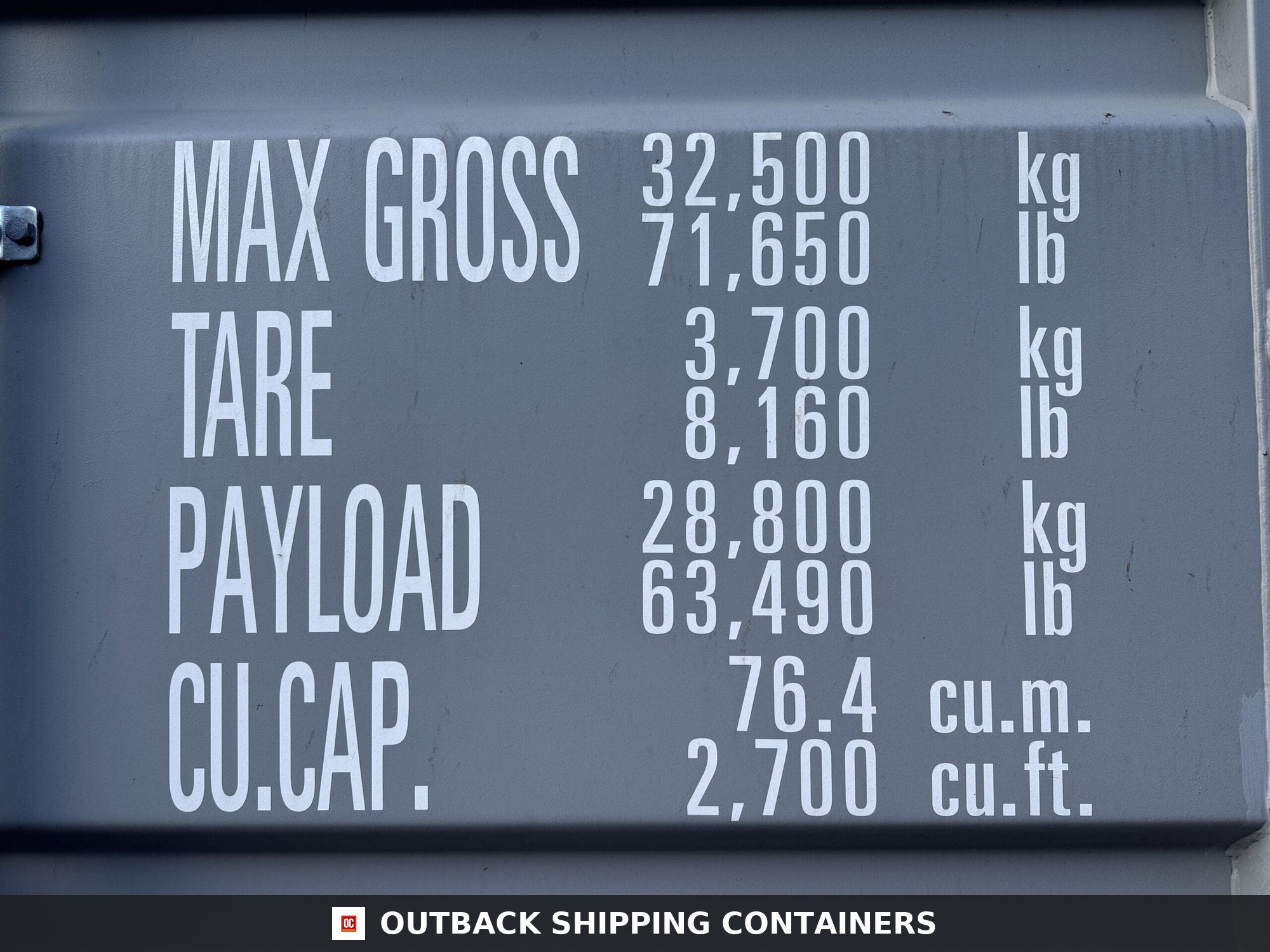 40ft New High Cube Shipping Container – Wind & Watertight – Gray — 40ft — new (image 4 of 12)