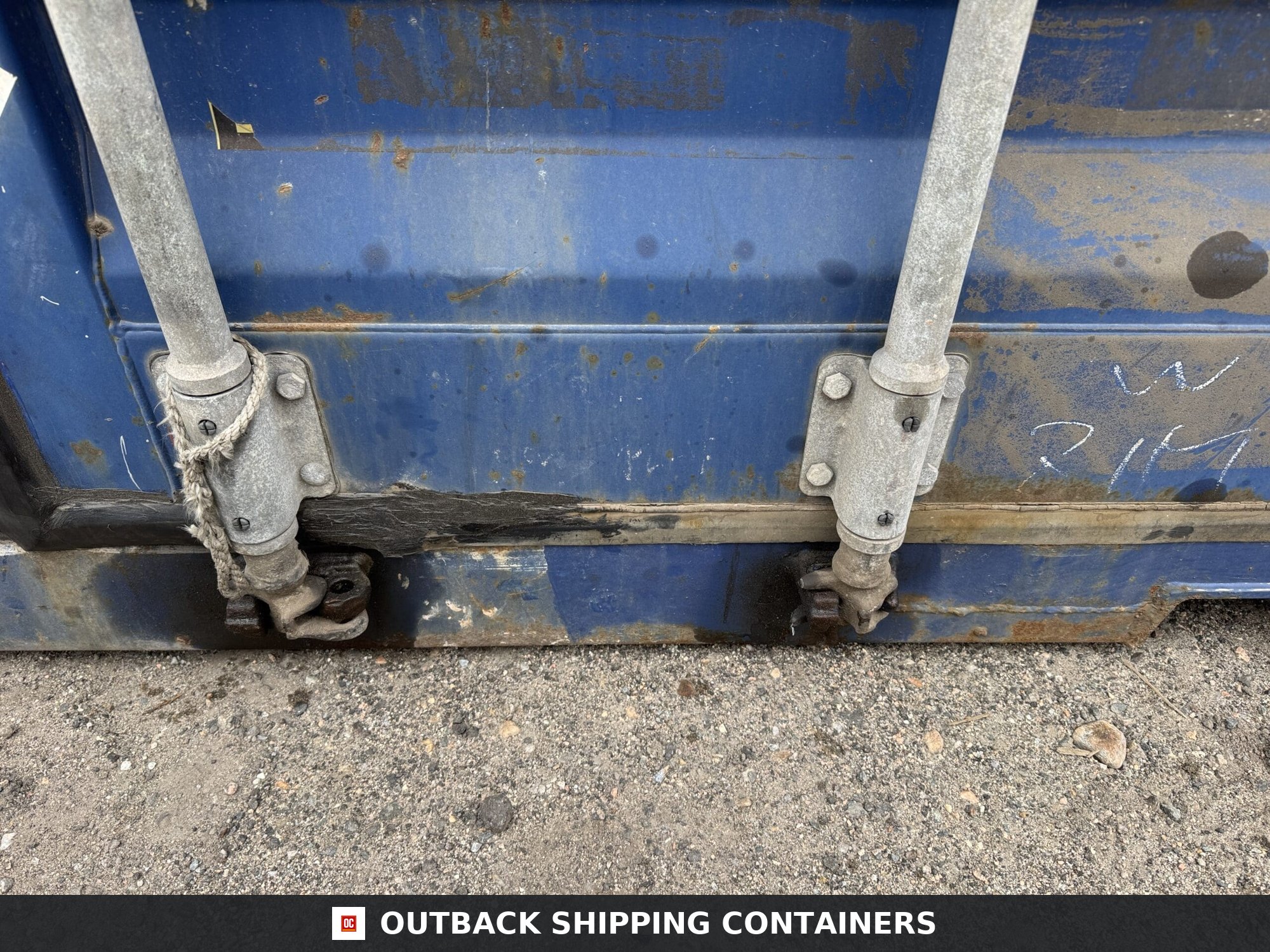20ft Used Shipping Container – Wind & Watertight – Blue — 20ft — used (image 6 of 12)