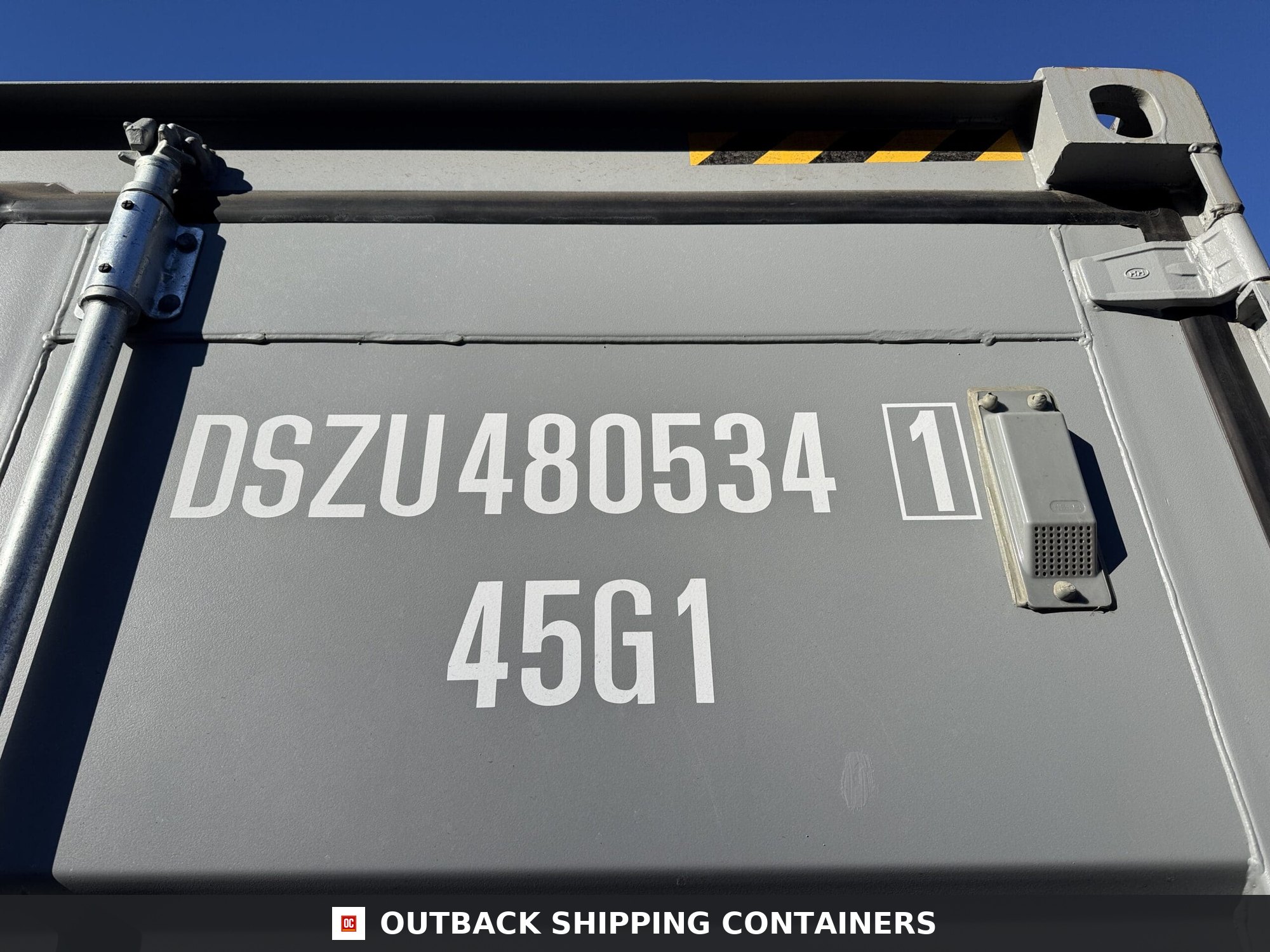 40ft New High Cube Shipping Container – Wind & Watertight – Gray — 40ft — new (image 2 of 12)