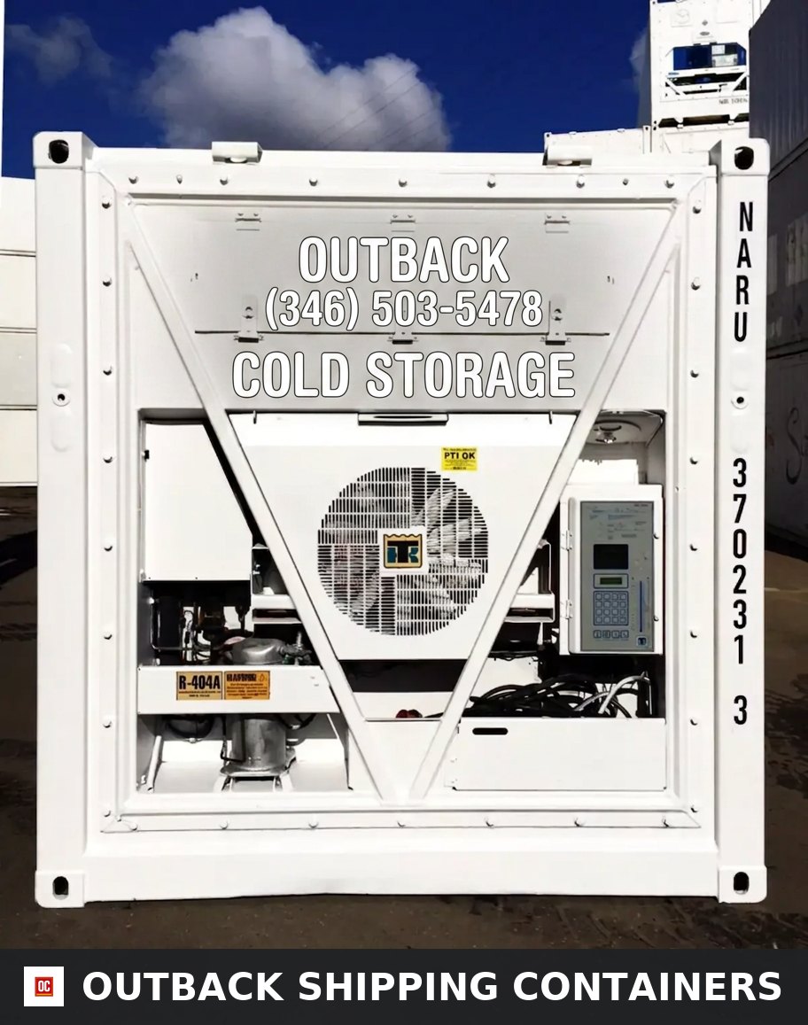 20ft Freezer Container for Sale — Interior View | Outback Shipping Containers 20ft Freezer Container – Mobile Cold Storage Unit (Thermo King / Reefer) — 20ft refrigerated container (image 5 of 6)