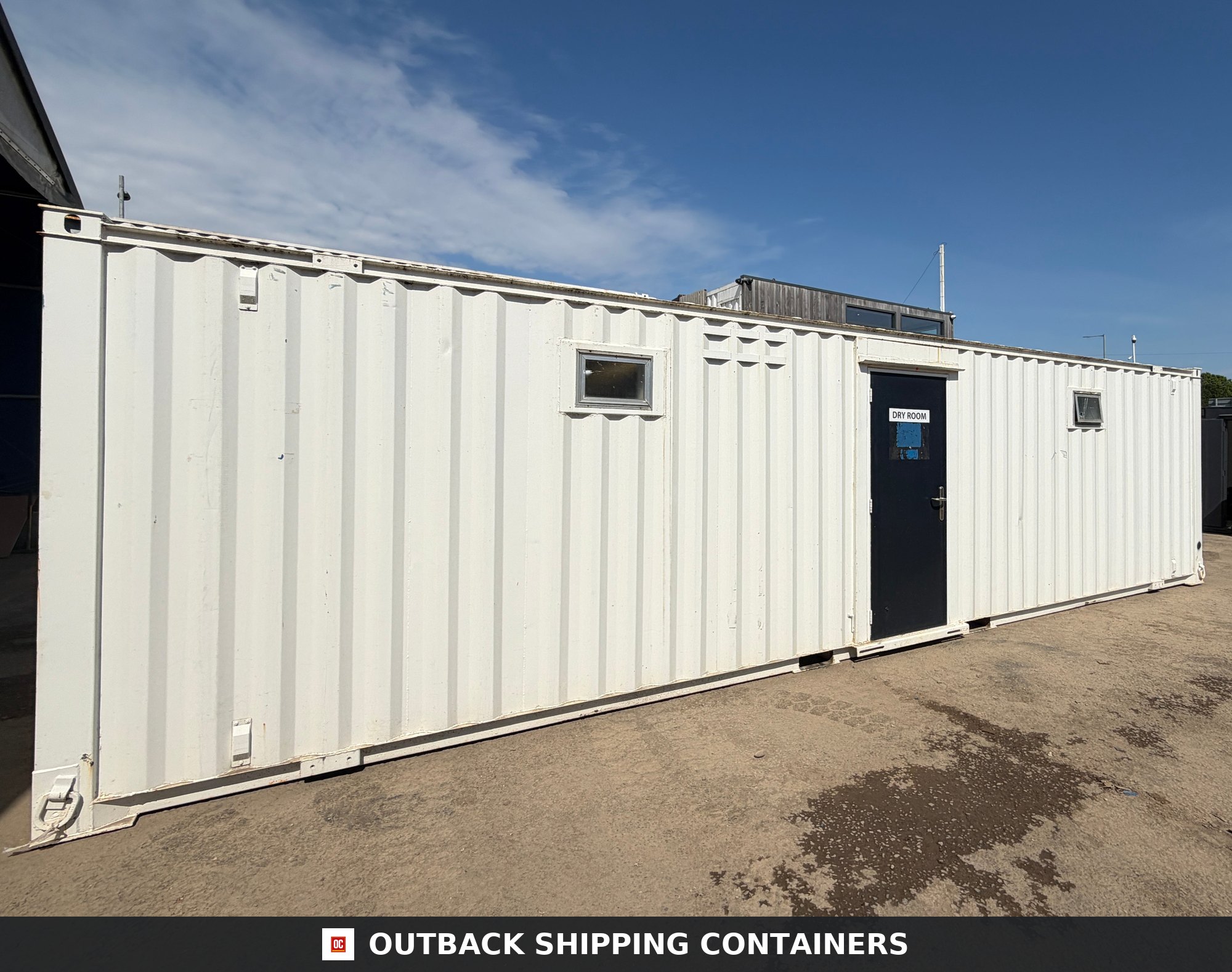 32x10ft for Sale — Corner Casting and Frame Detail | Outback Shipping Containers 32x10ft — Drying Room / Changing Room — Building Site Accommodation — Portable Anti-Vandal - image 9