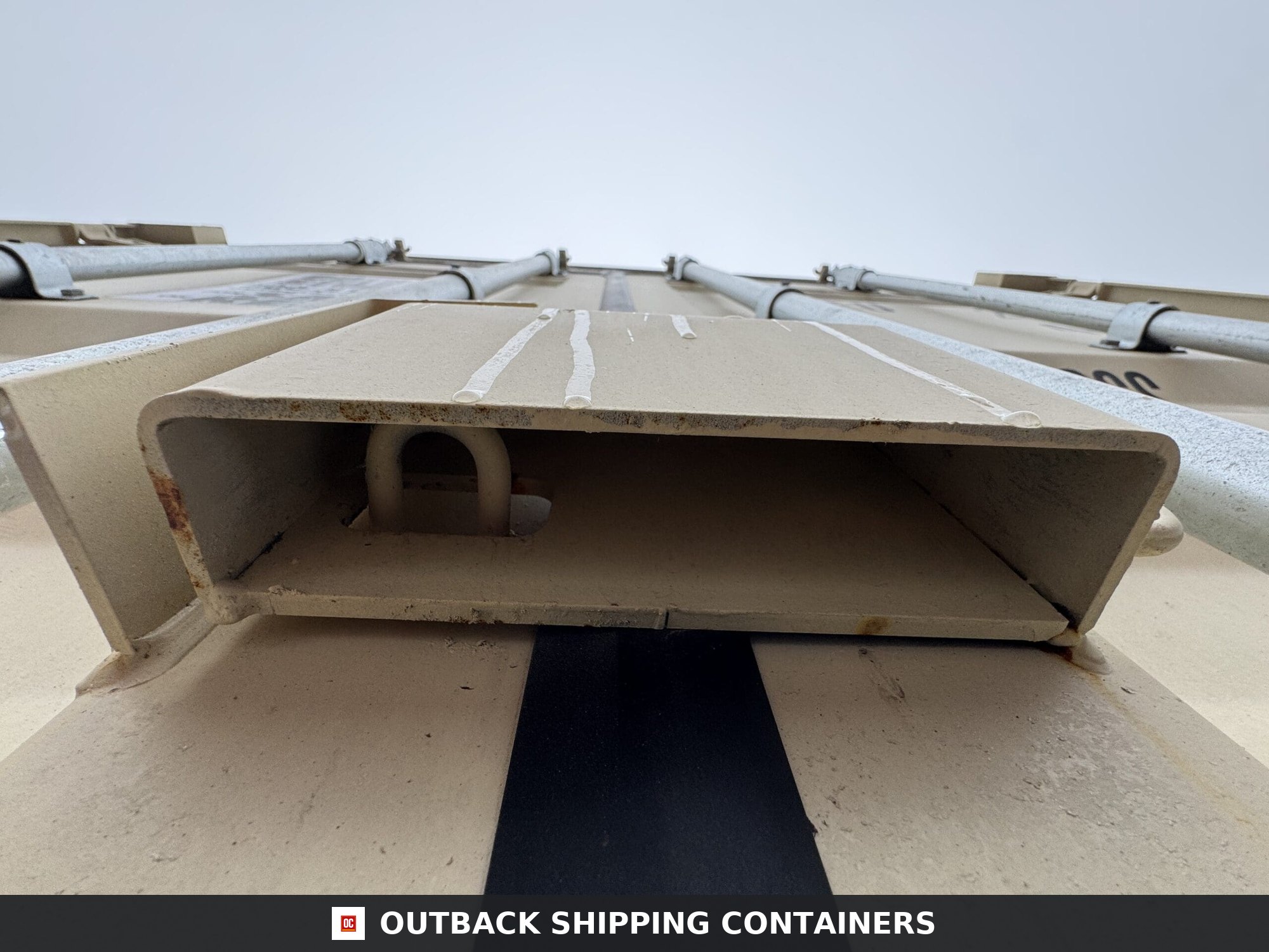 40ft New High Cube Shipping Container – Wind & Watertight – Beige — 40ft — new (image 5 of 12)